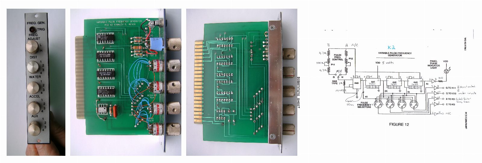 Variable Pulse Frequensy Generator PCB K2