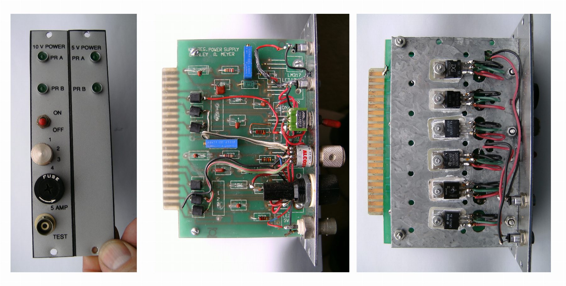 10 v & 5 v controler card