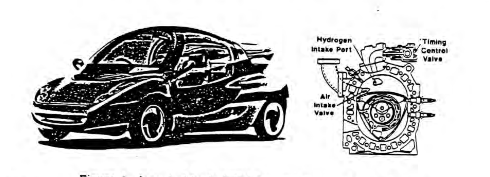 Japan's Mazda HRX car and its Wankel engine.