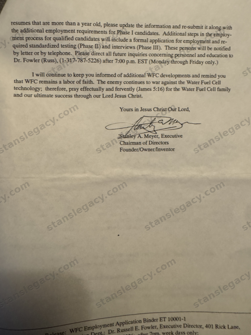 Page 4 of 4, and Stan's signature.