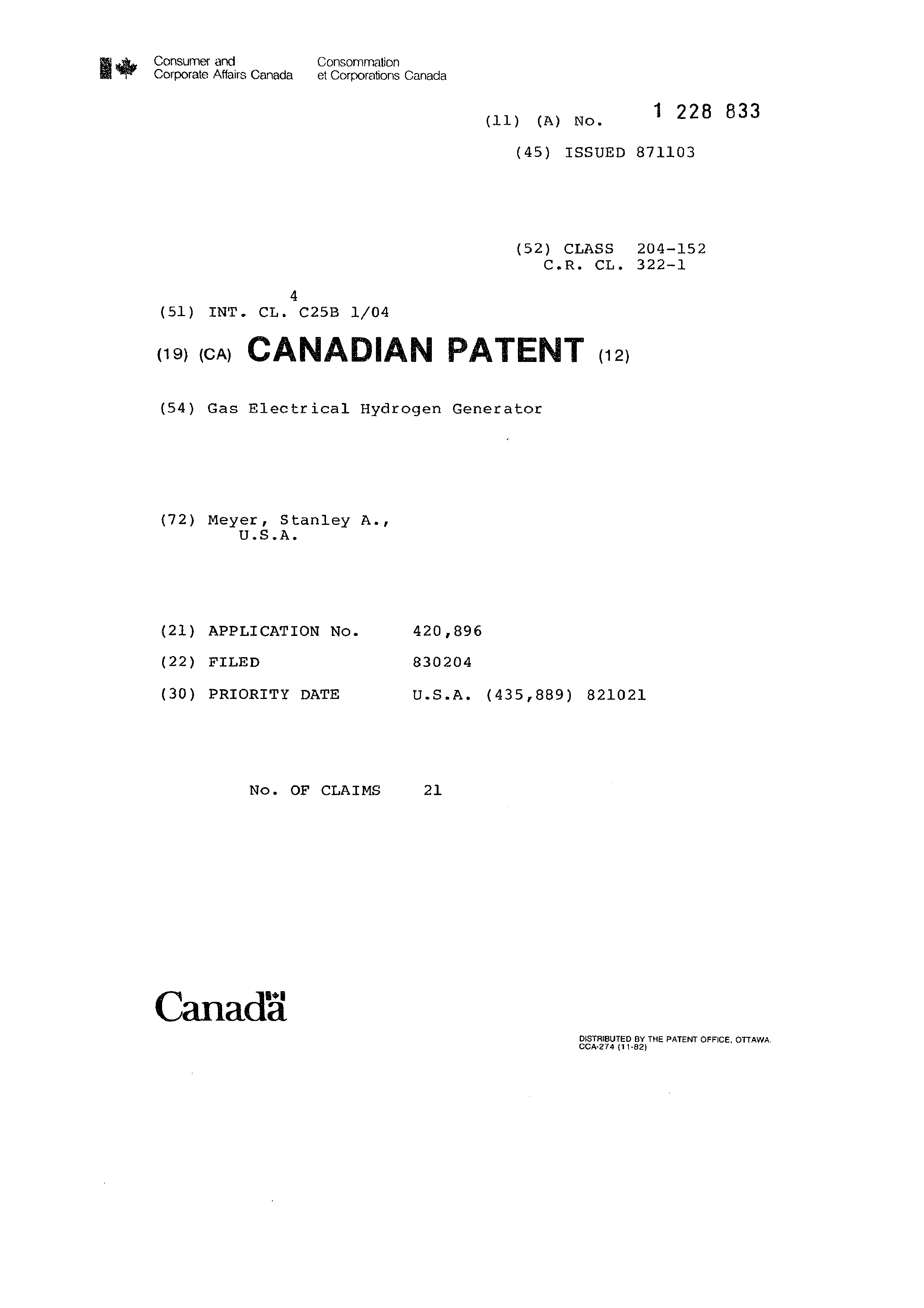 Page 1 of the original patent document