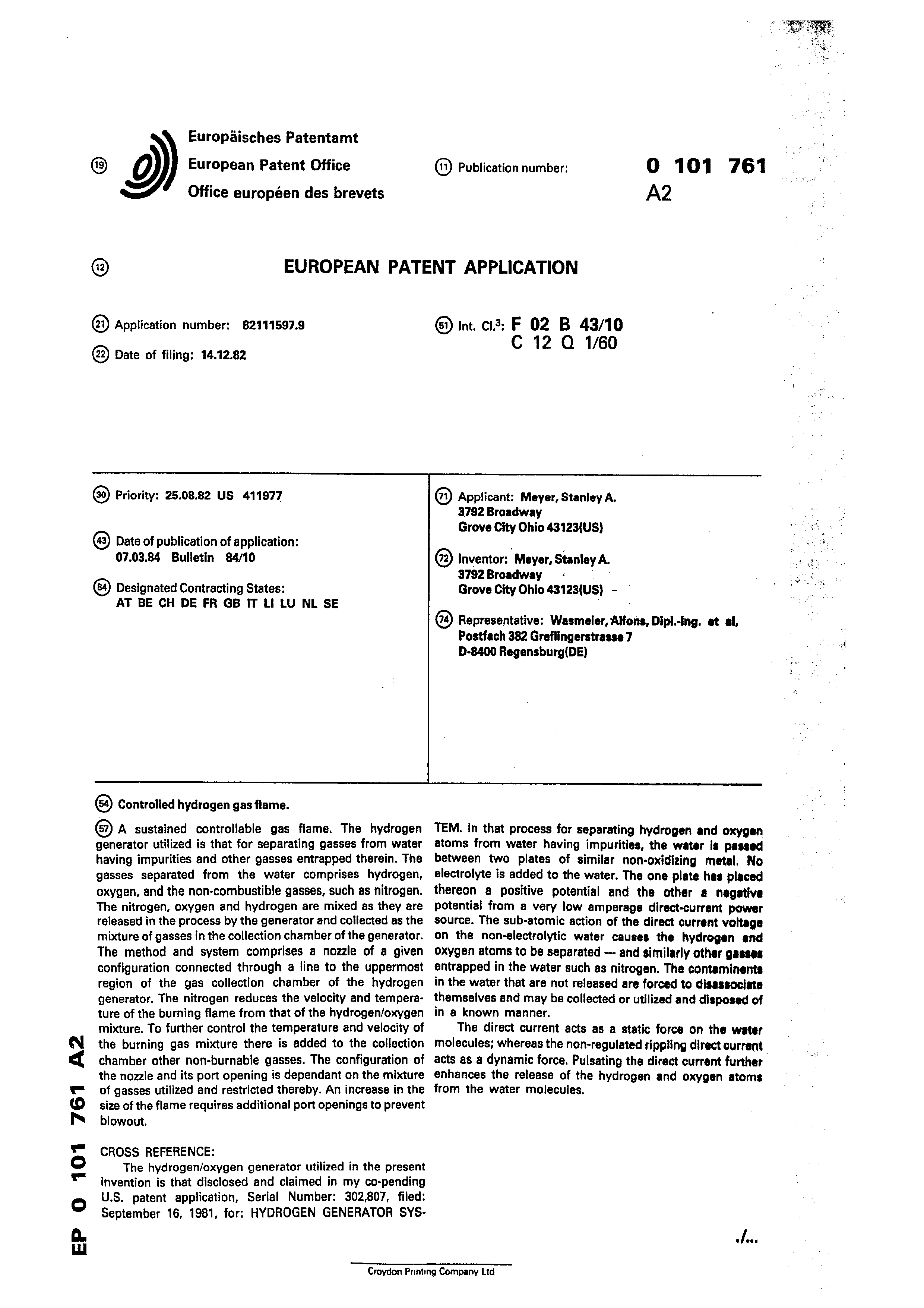 Page 1 of the original patent document