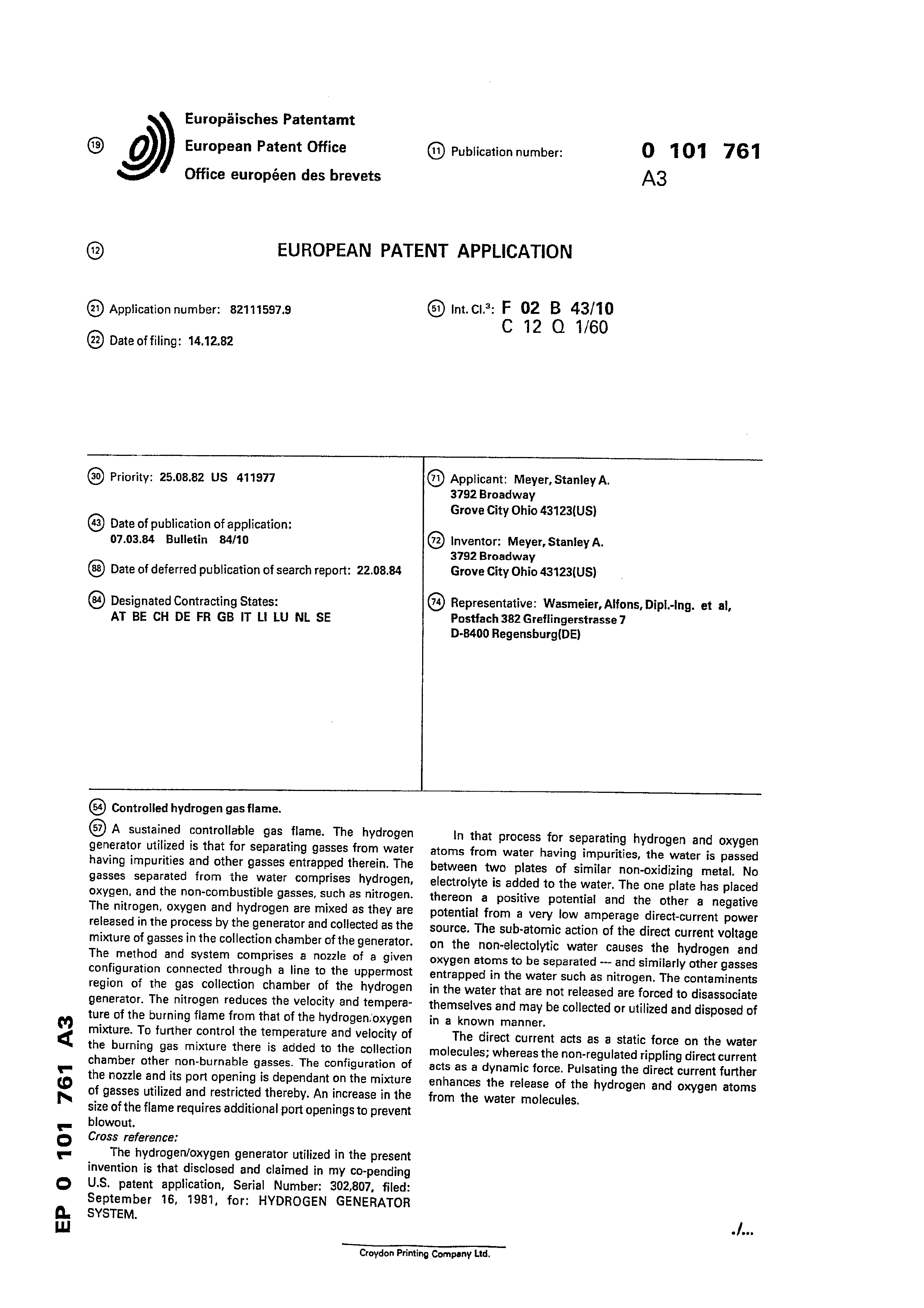 Page 1 of the original patent document