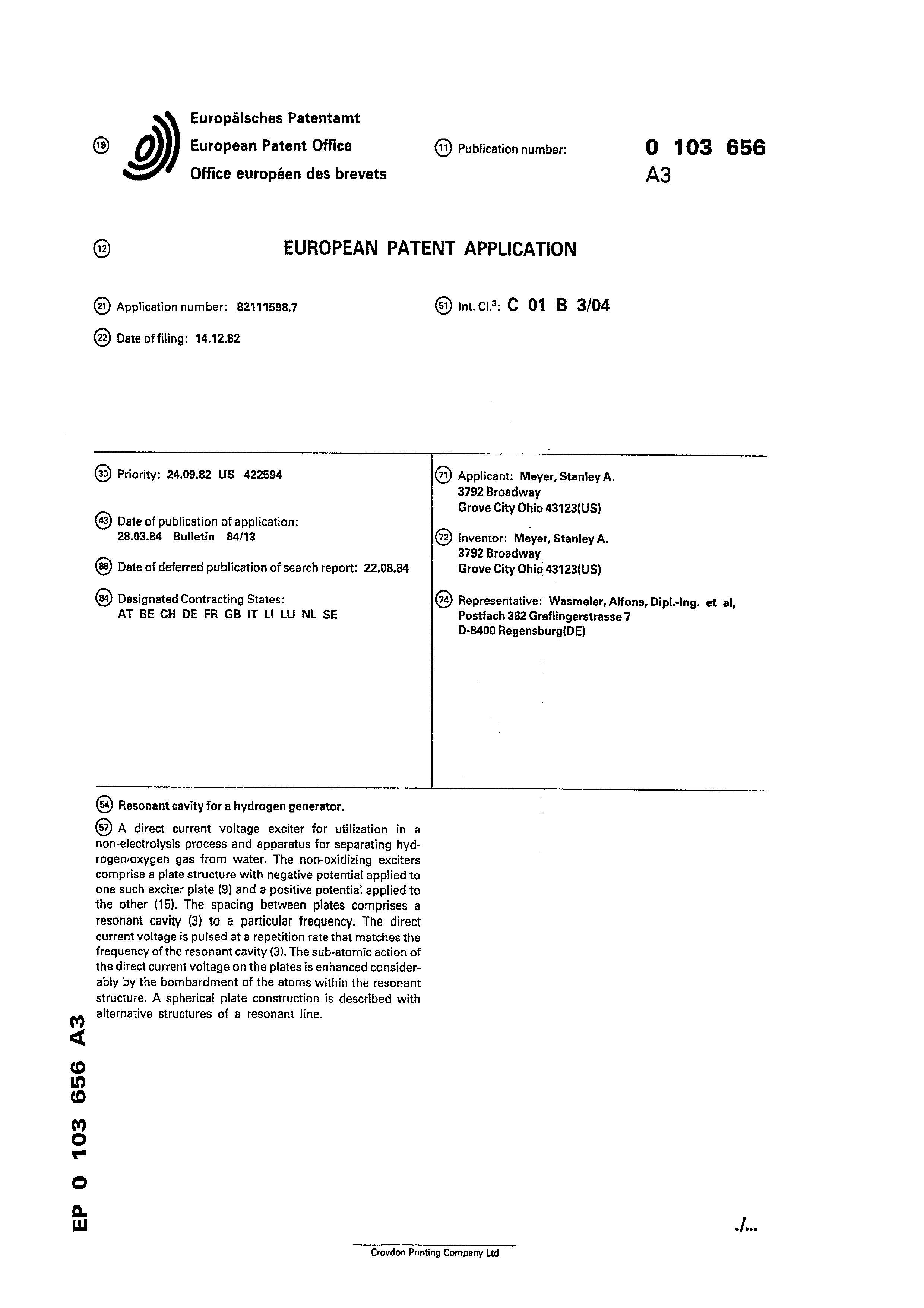 Page 1 of the original patent document