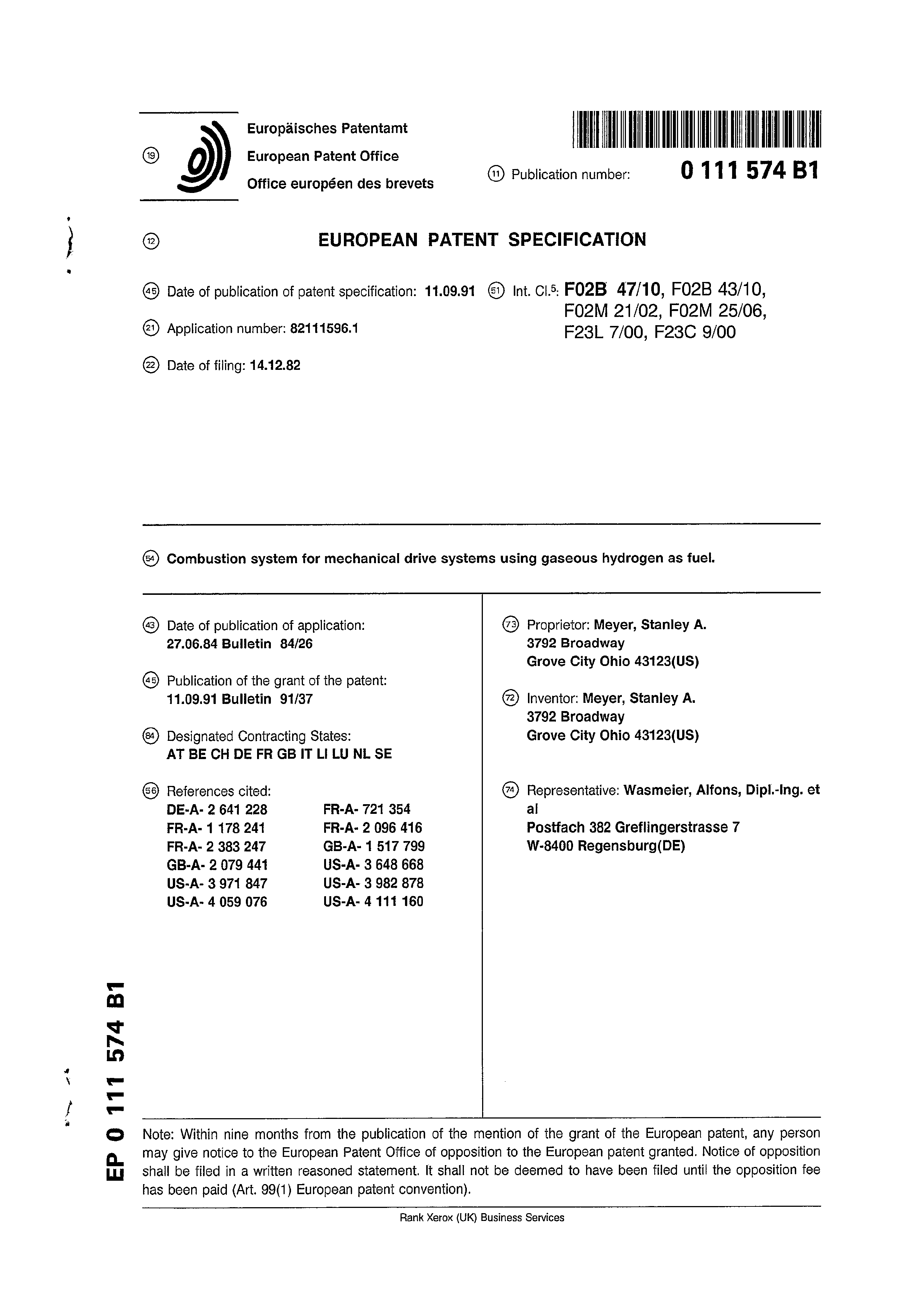 Page 1 of the original patent document