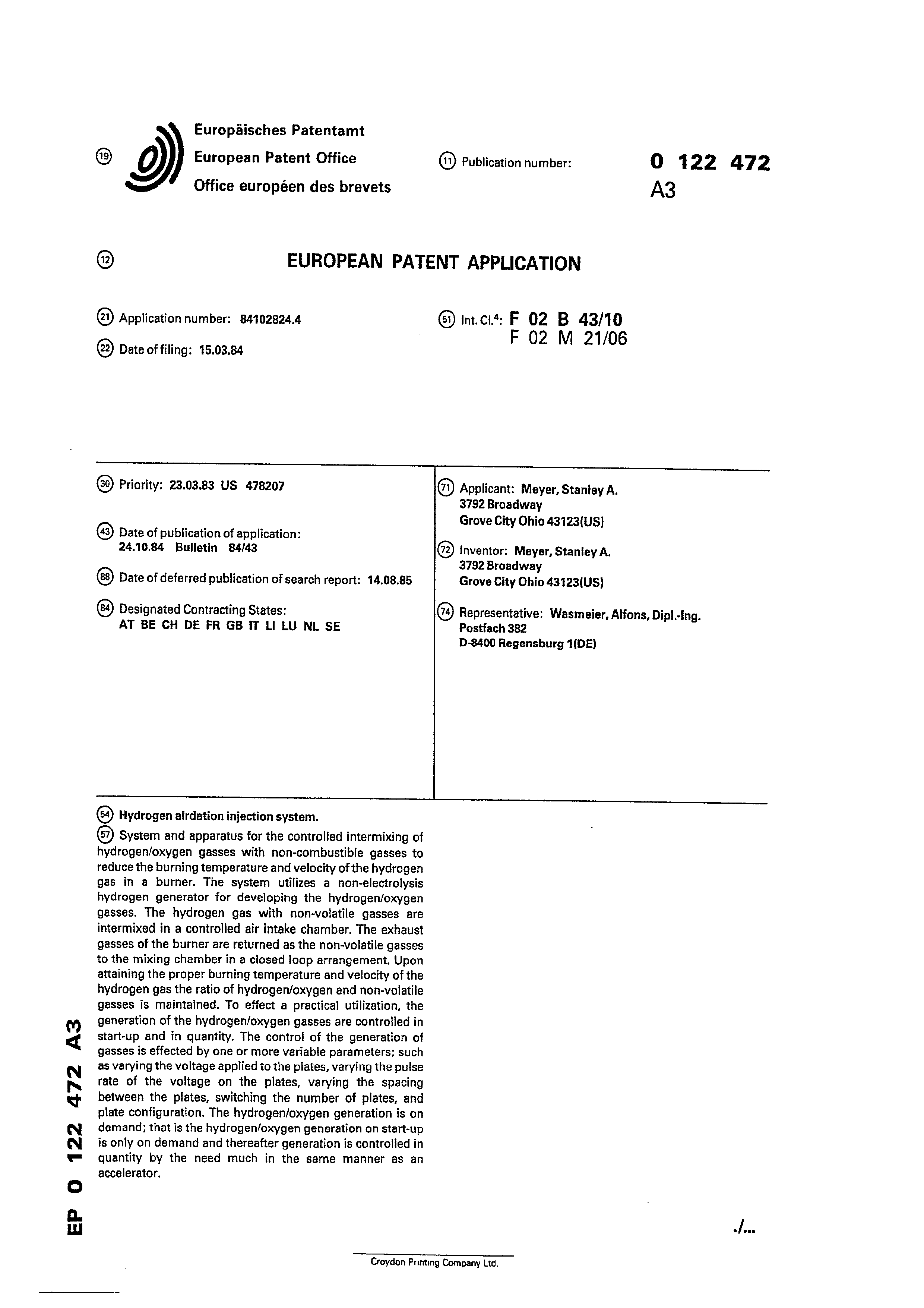 Page 1 of the original patent document