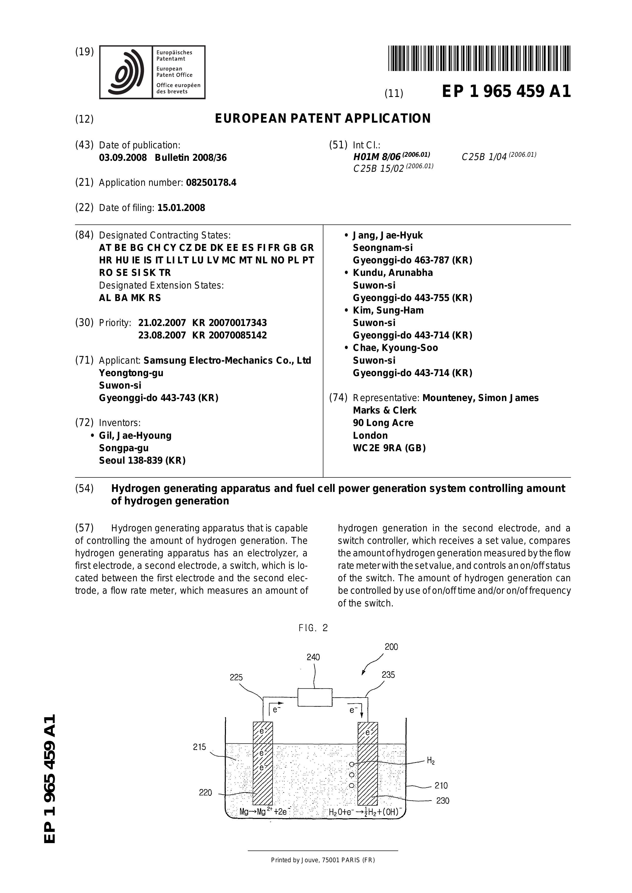 Page 1 of the original patent document