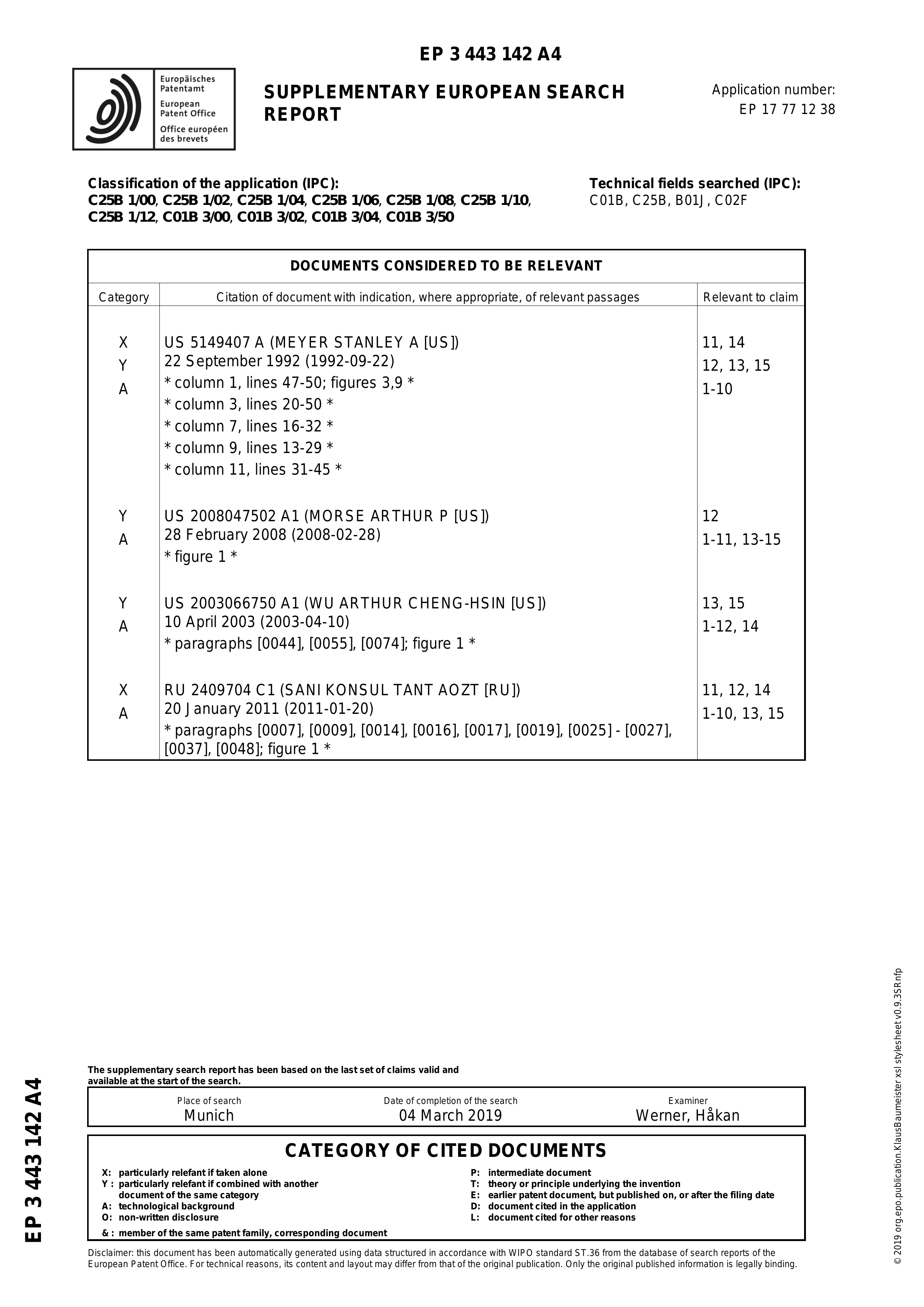 Page 1 of the original patent document