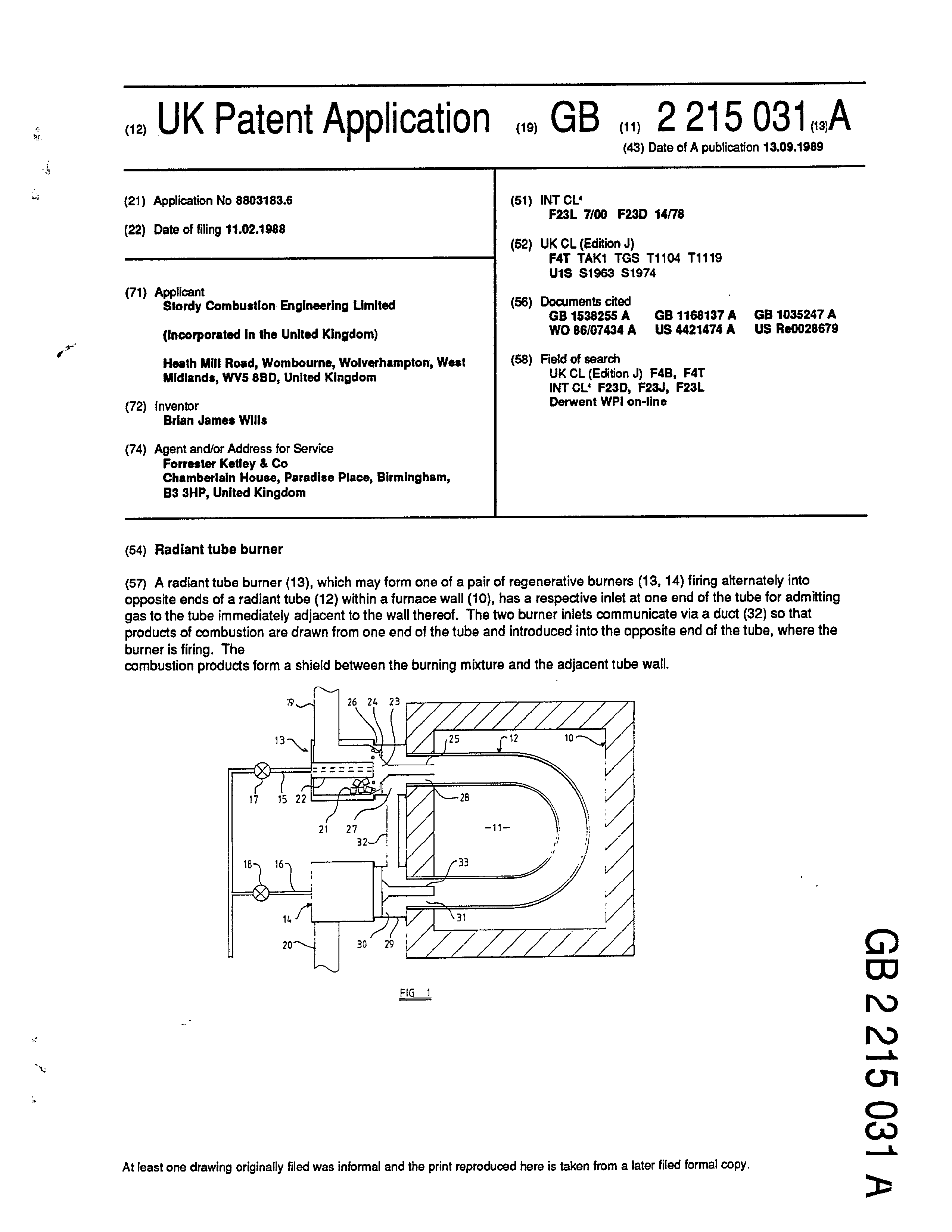 Page 1 of the original patent document