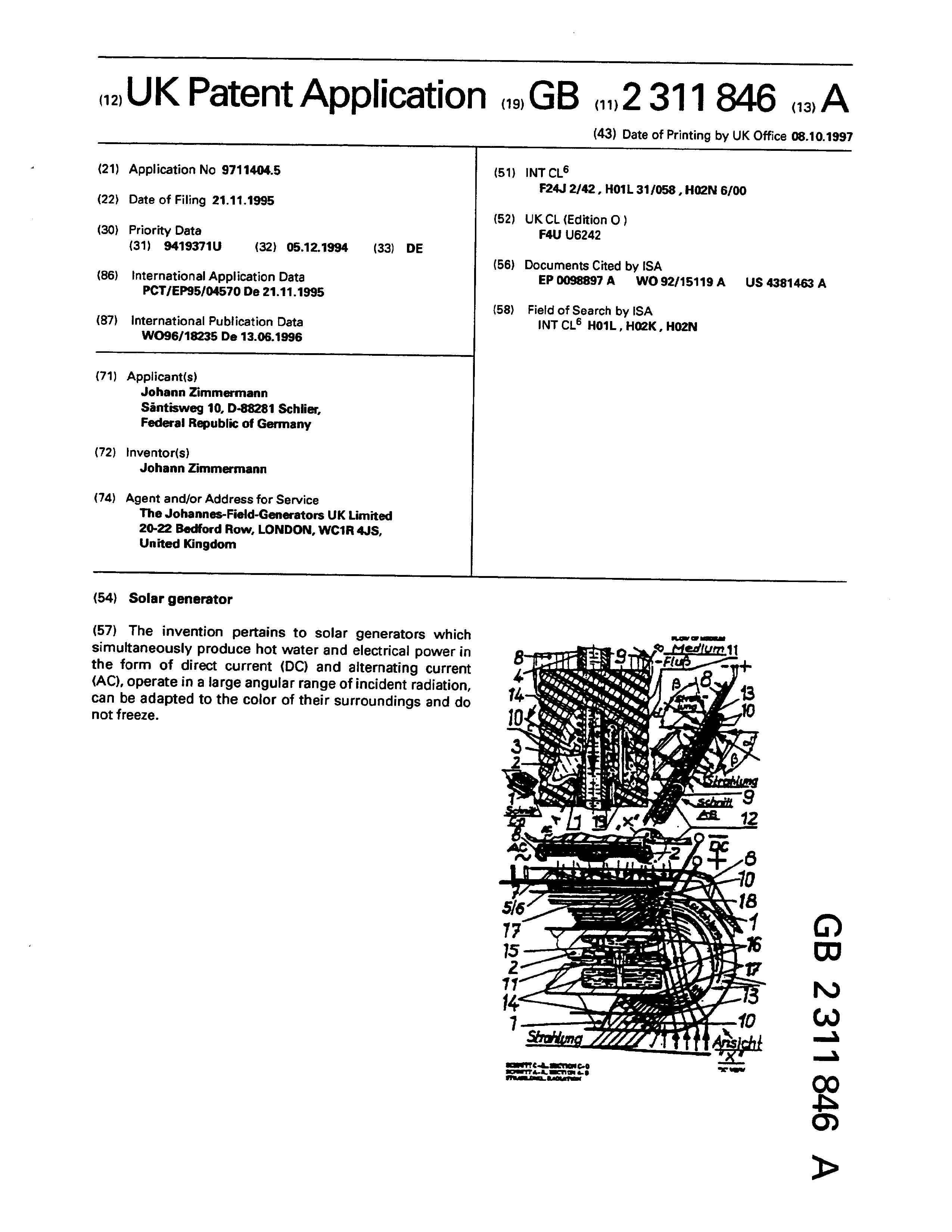Page 1 of the original patent document