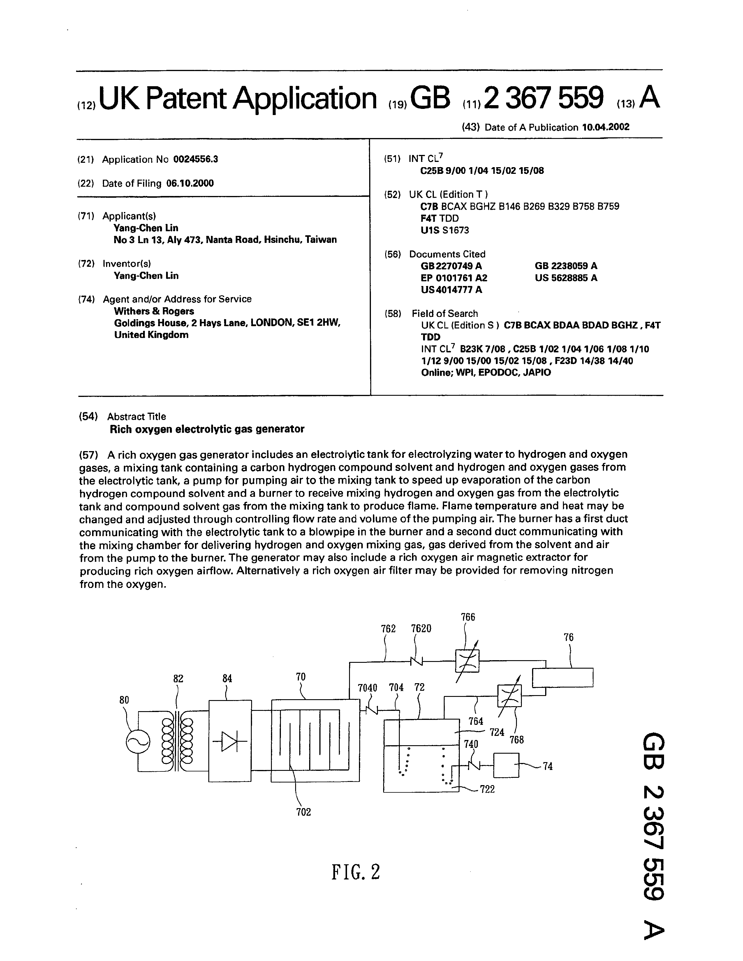 Page 1 of the original patent document