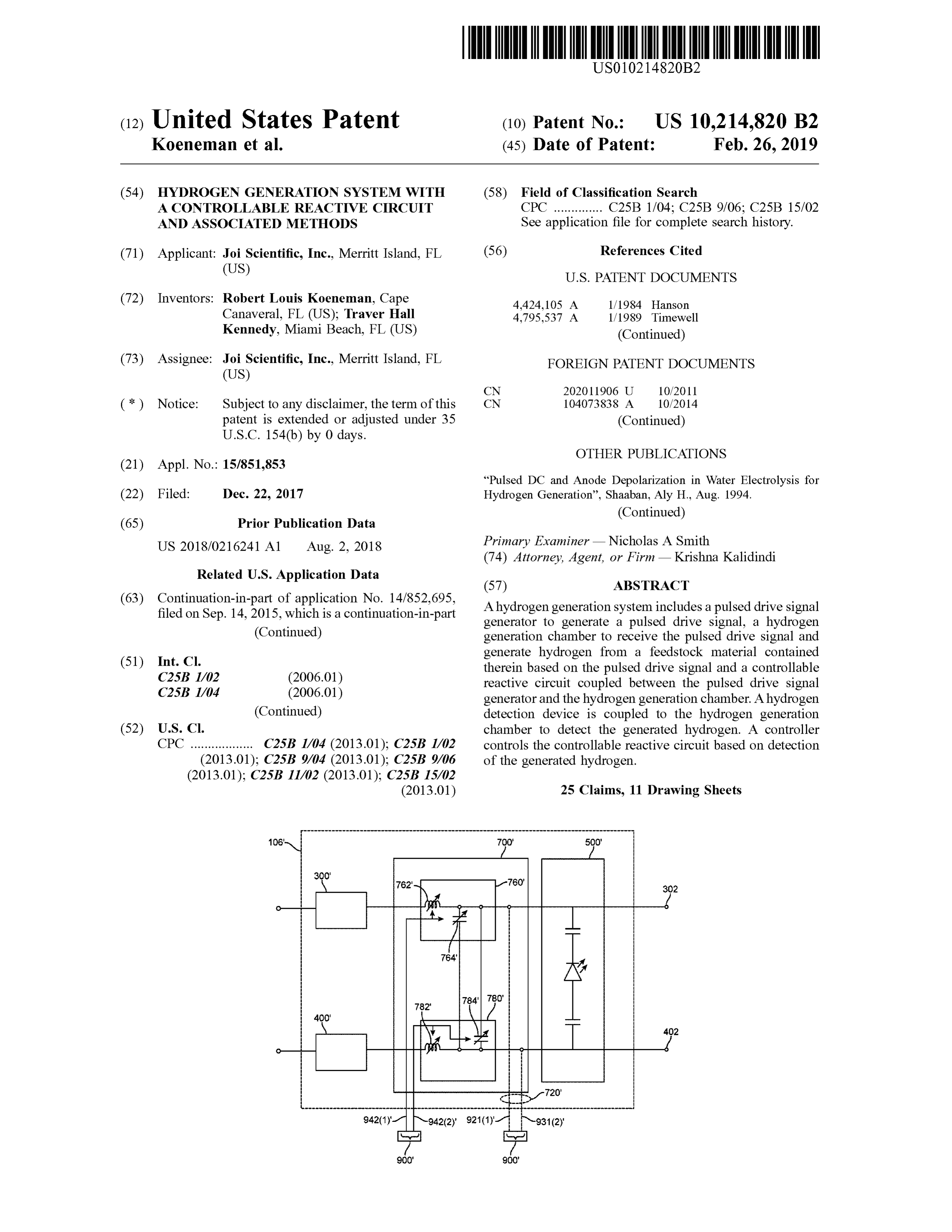 Page 1 of the original patent document