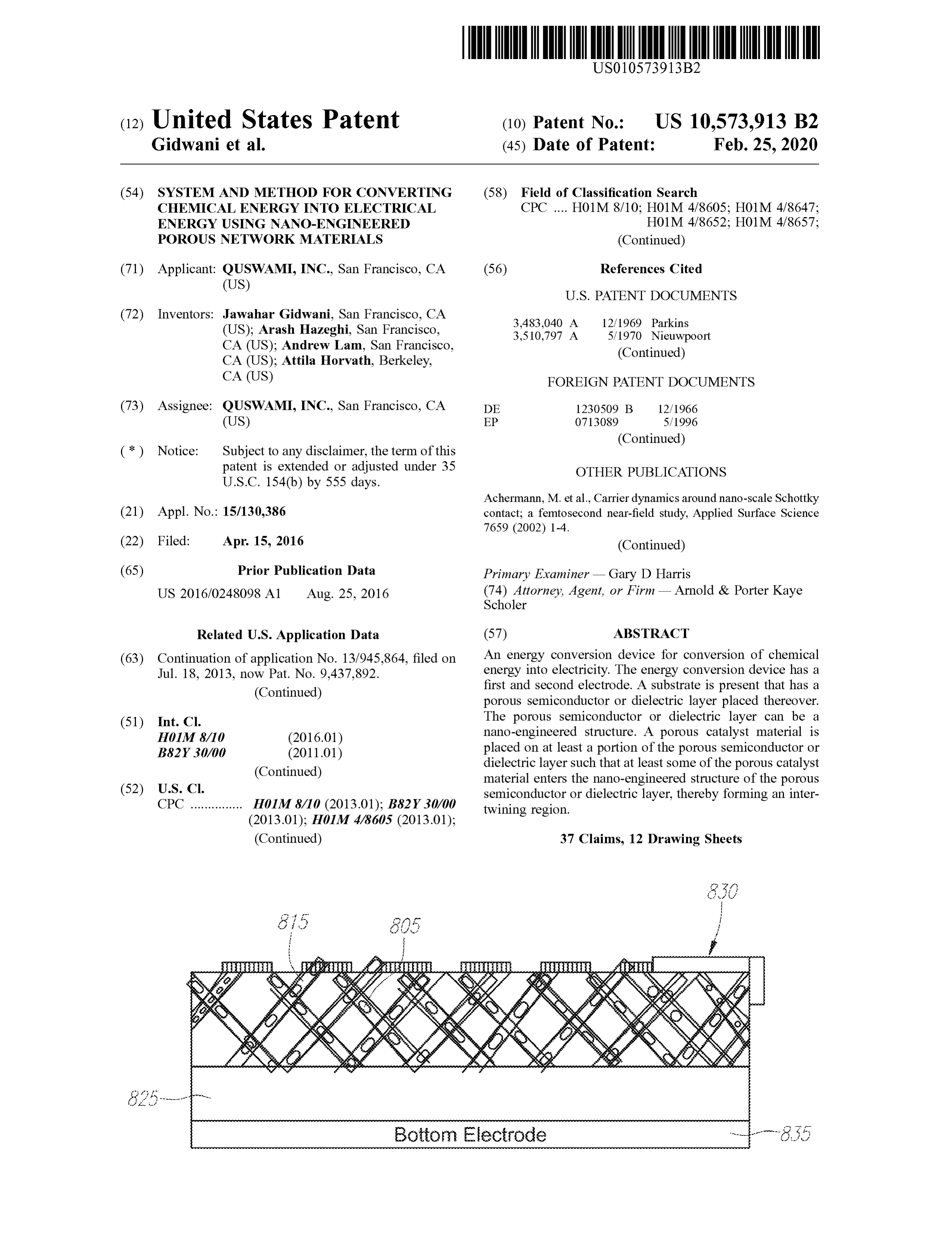 Page 1 of the original patent document