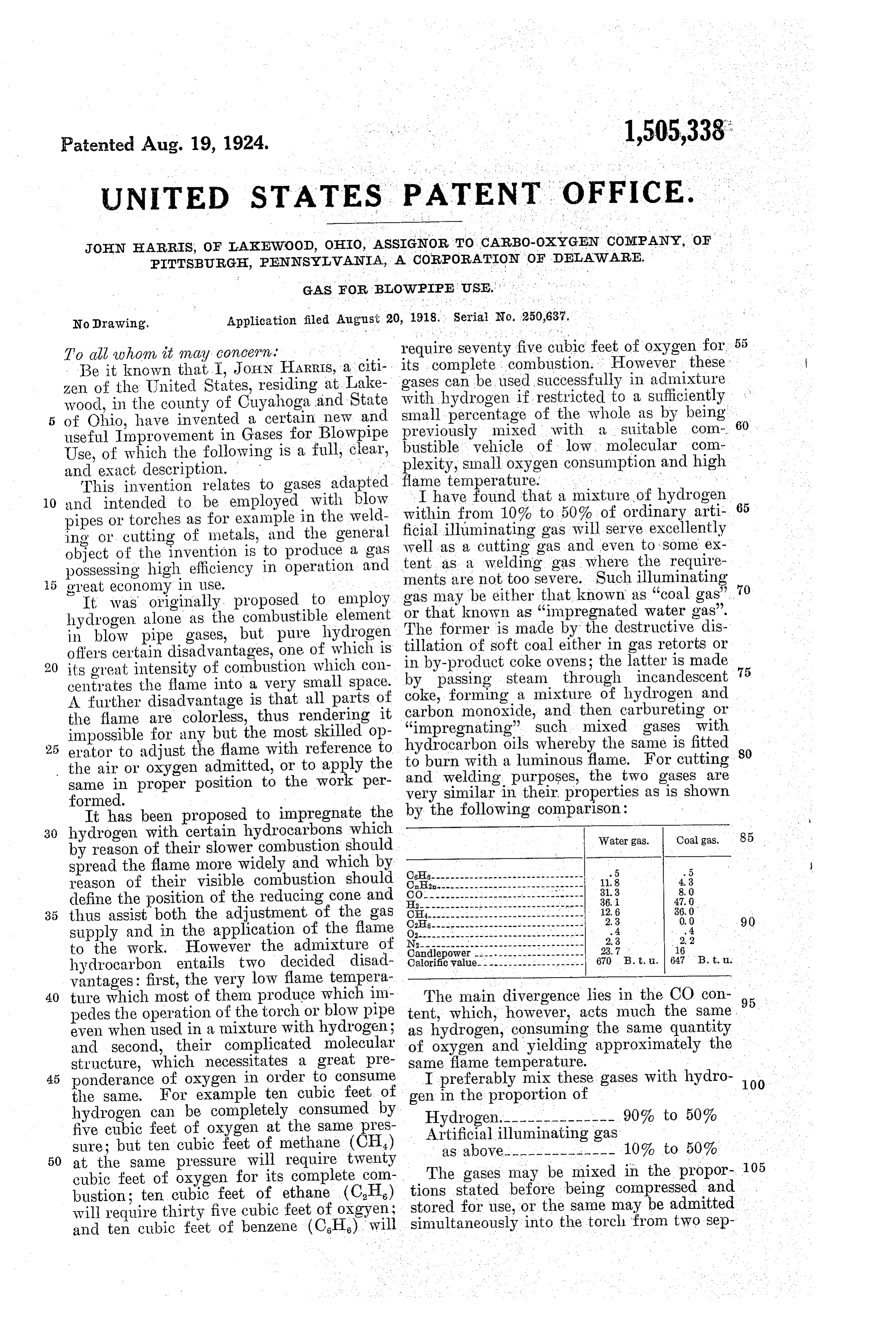 Page 1 of the original patent document