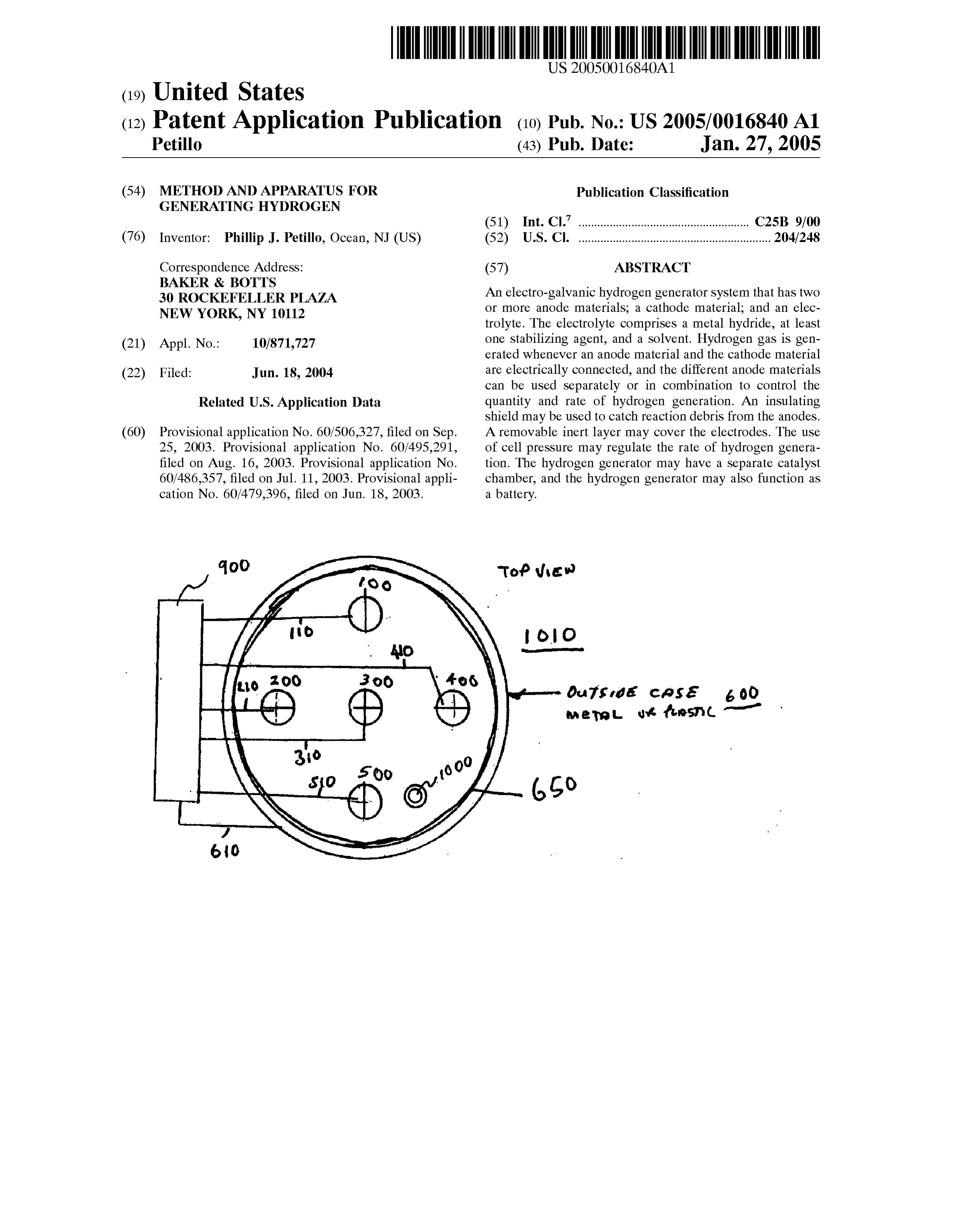 Page 1 of the original patent document