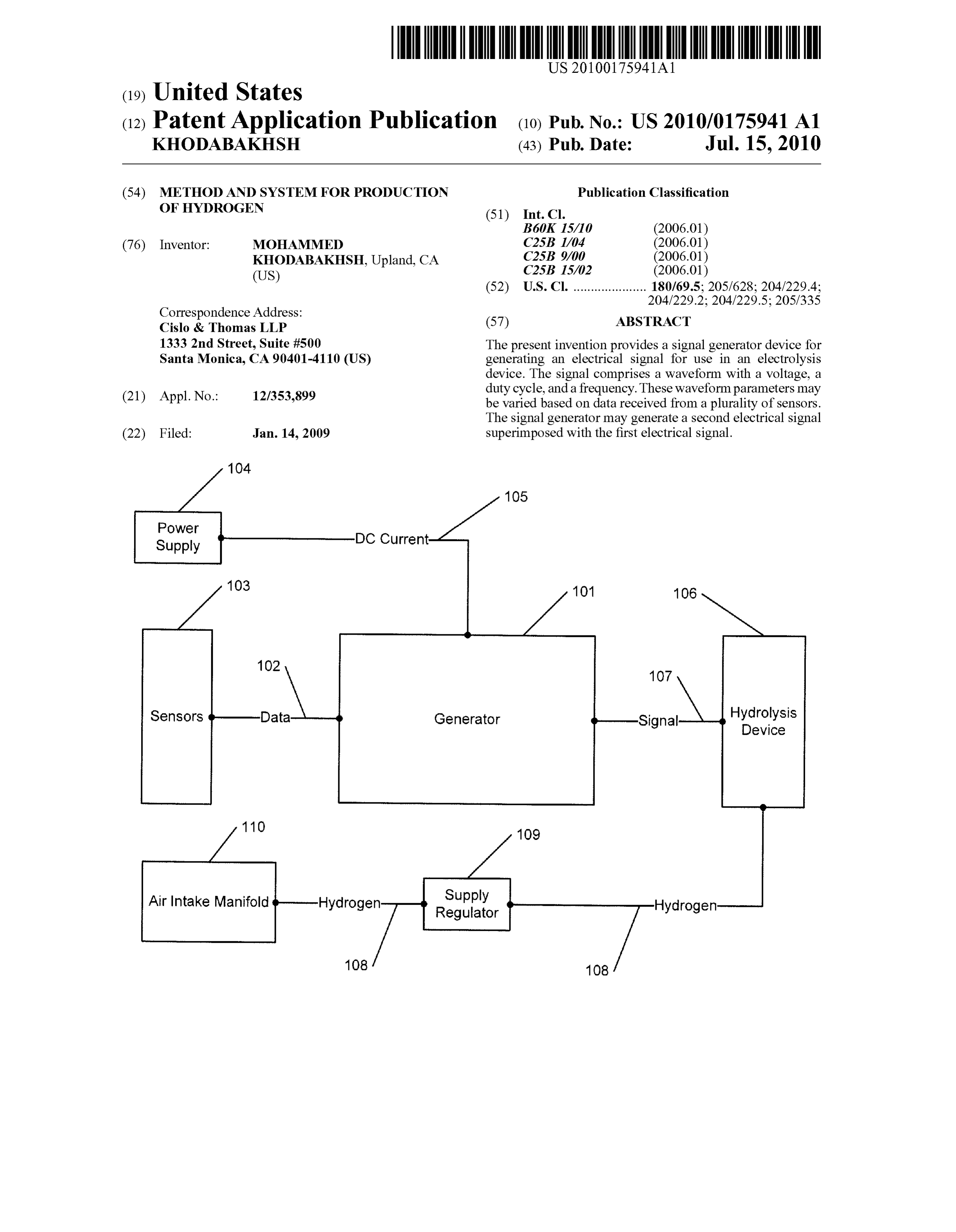 Page 1 of the original patent document