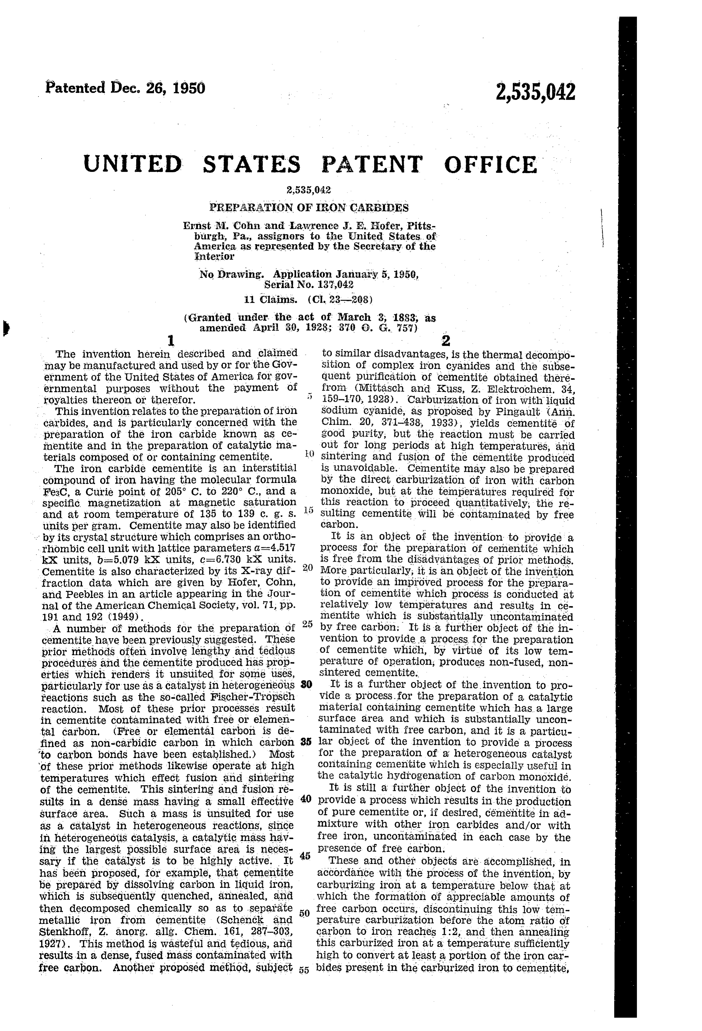 Page 1 of the original patent document