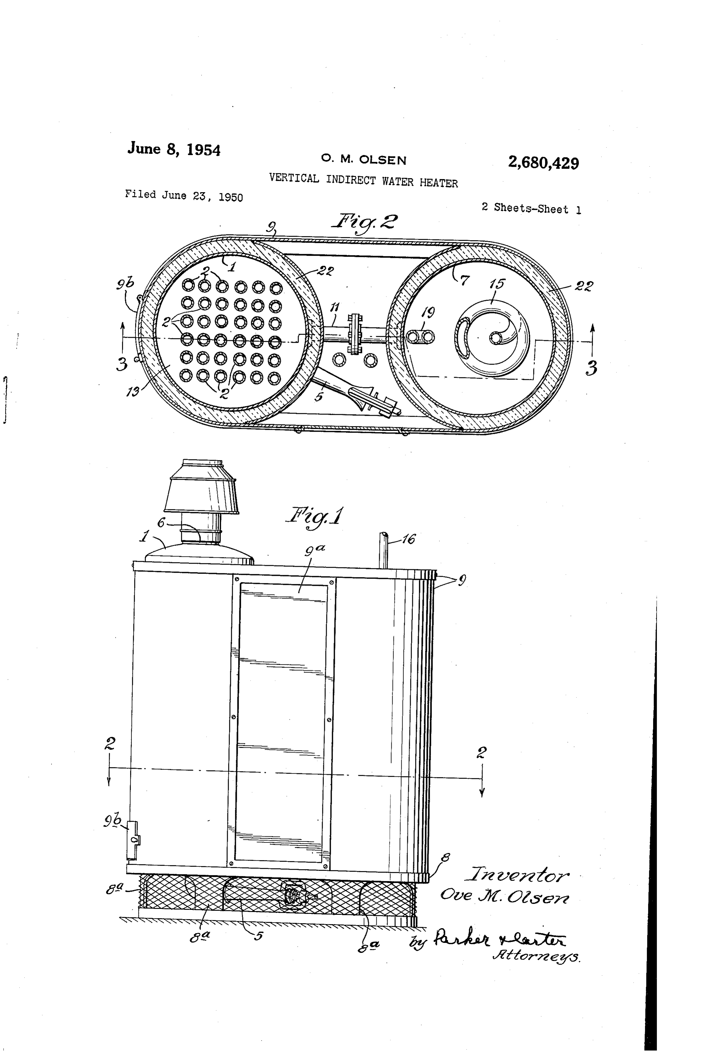 Drawing sheet, page 1