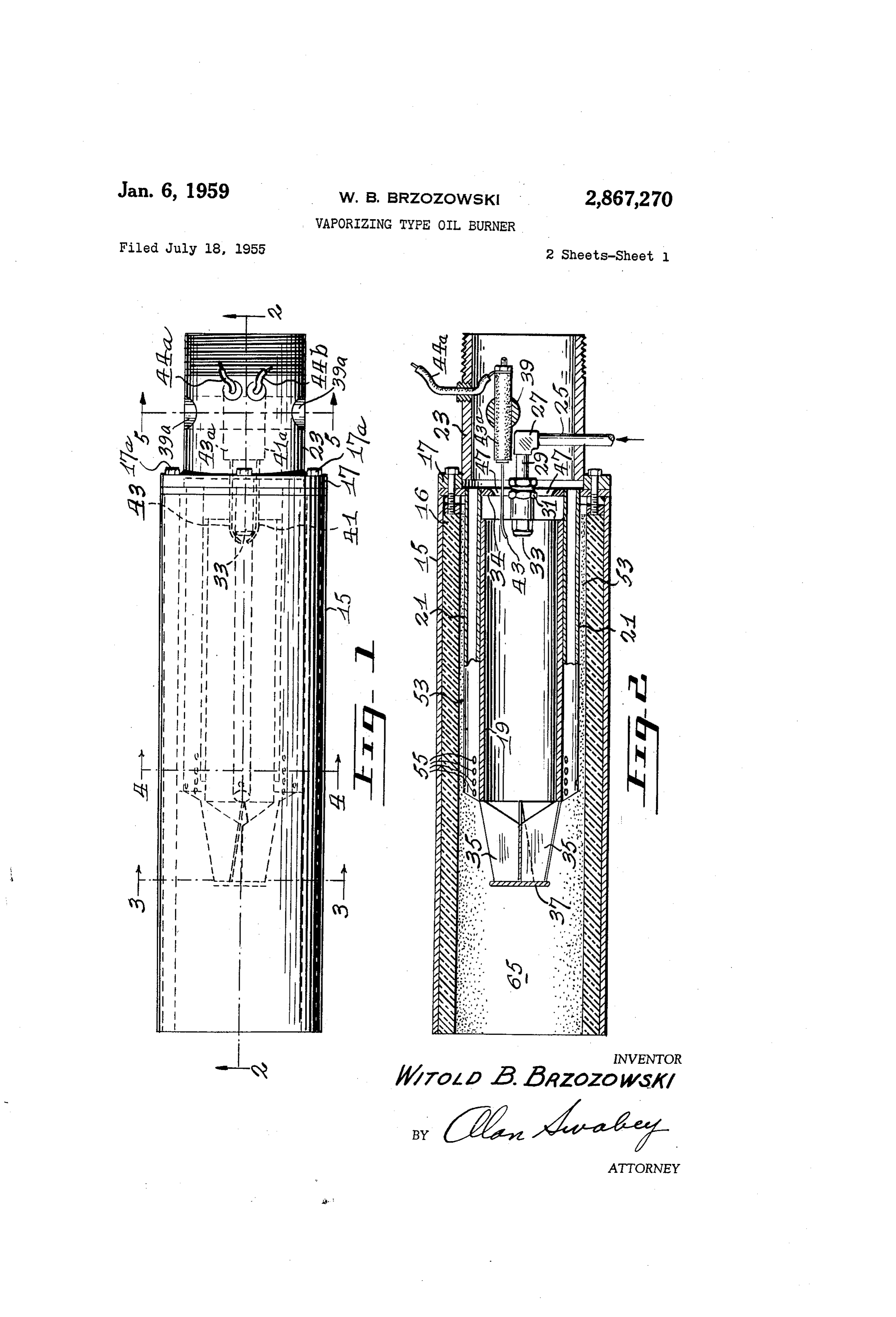 Drawing sheet, page 1