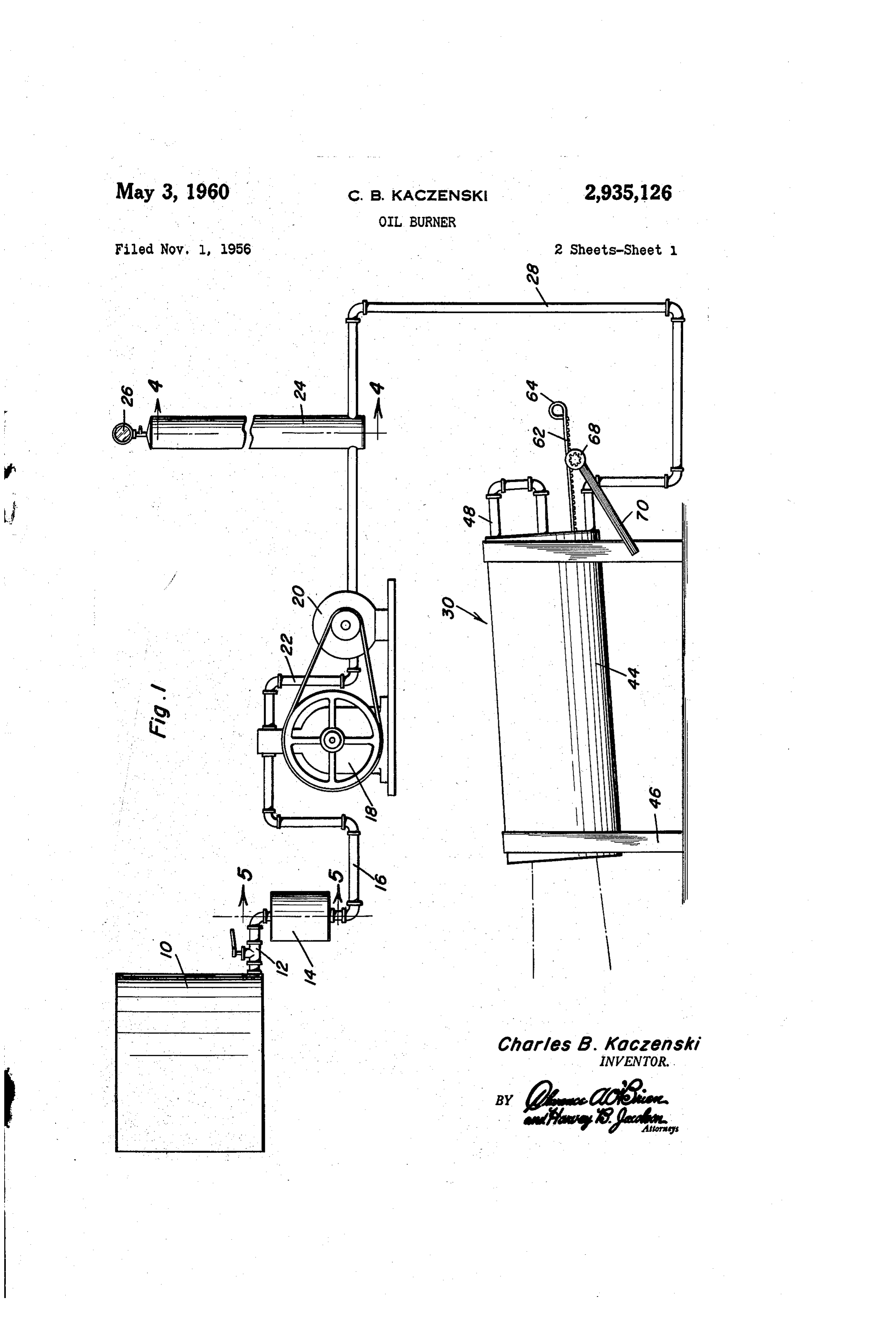 Drawing sheet, page 1