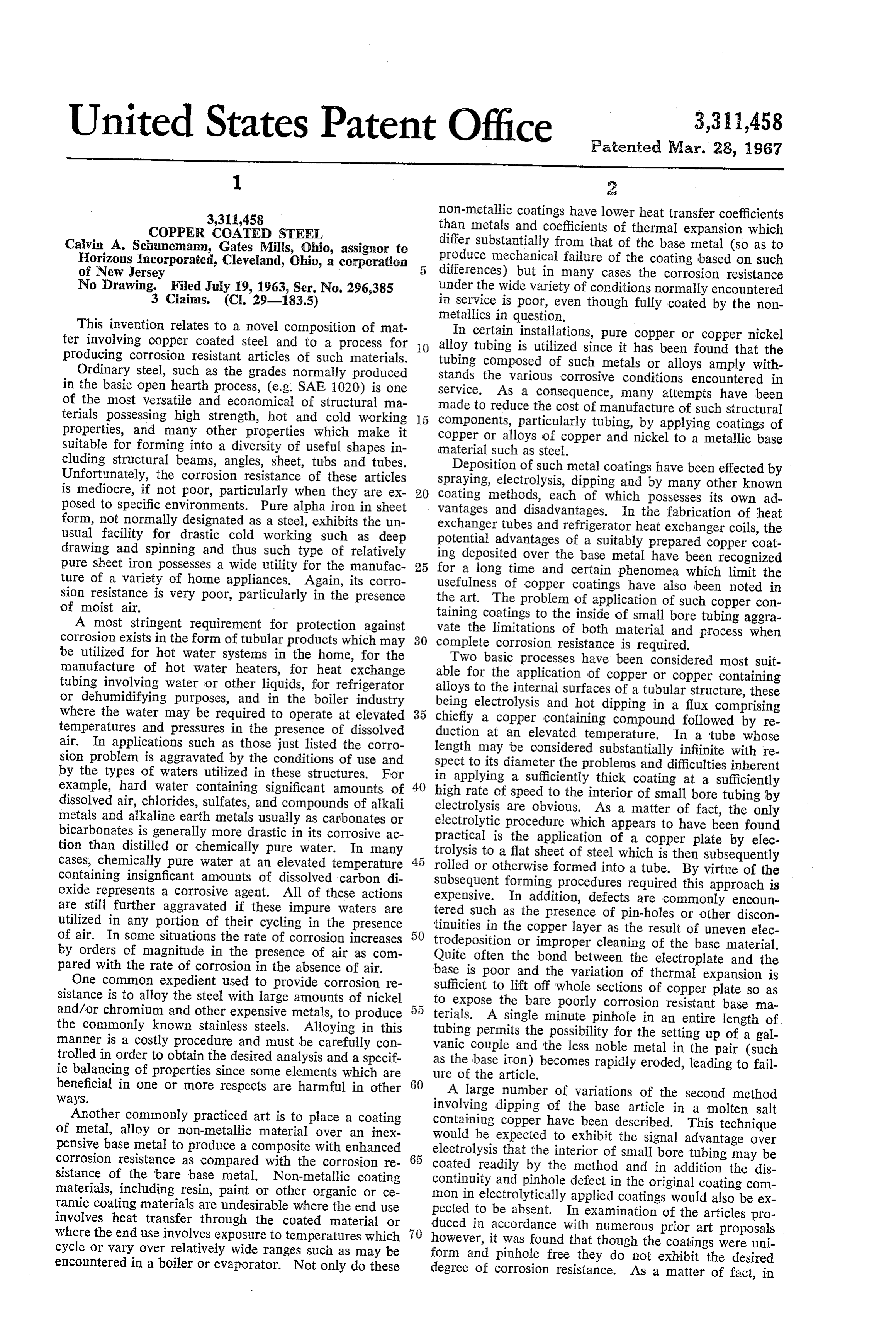 Page 1 of the original patent document