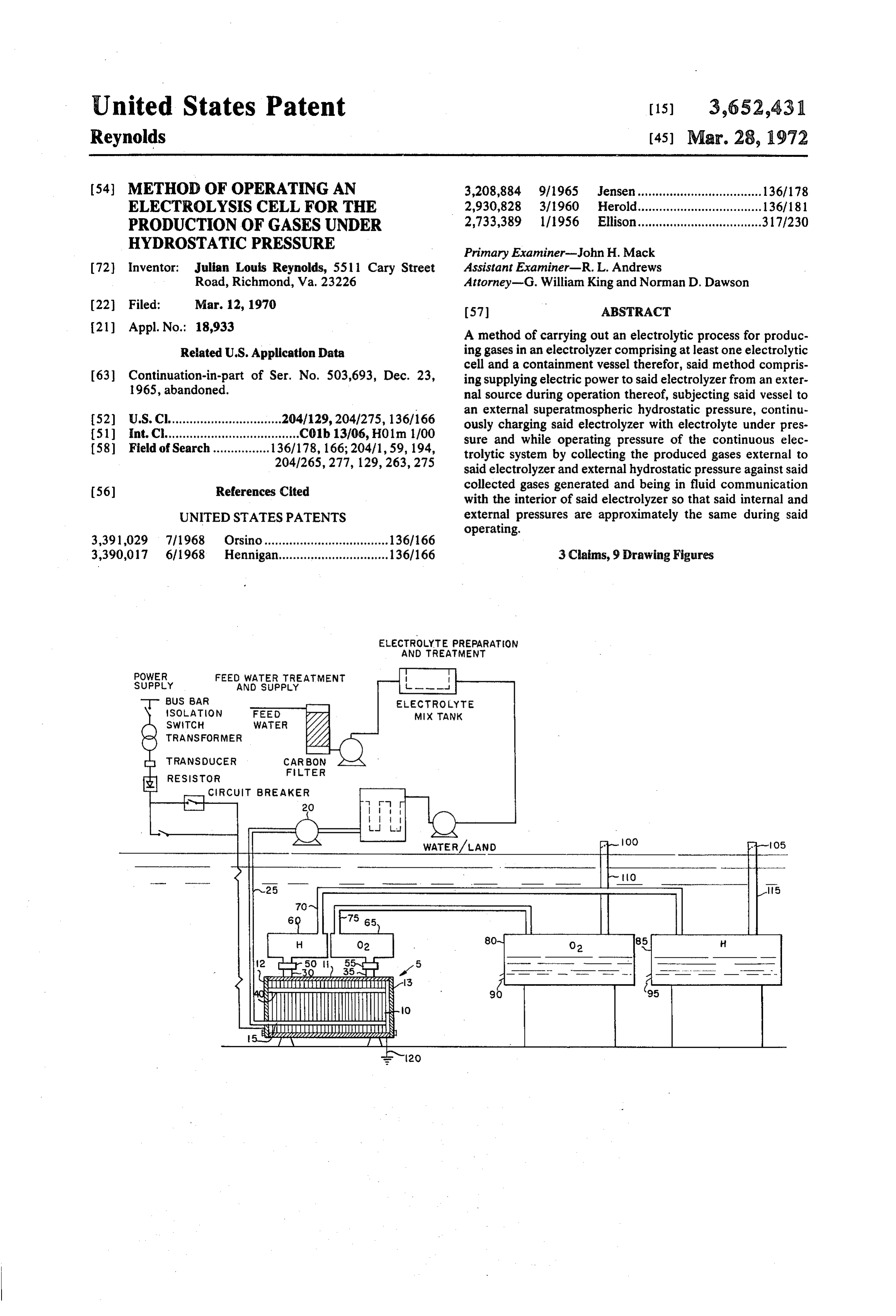 Page 1 of the original patent document