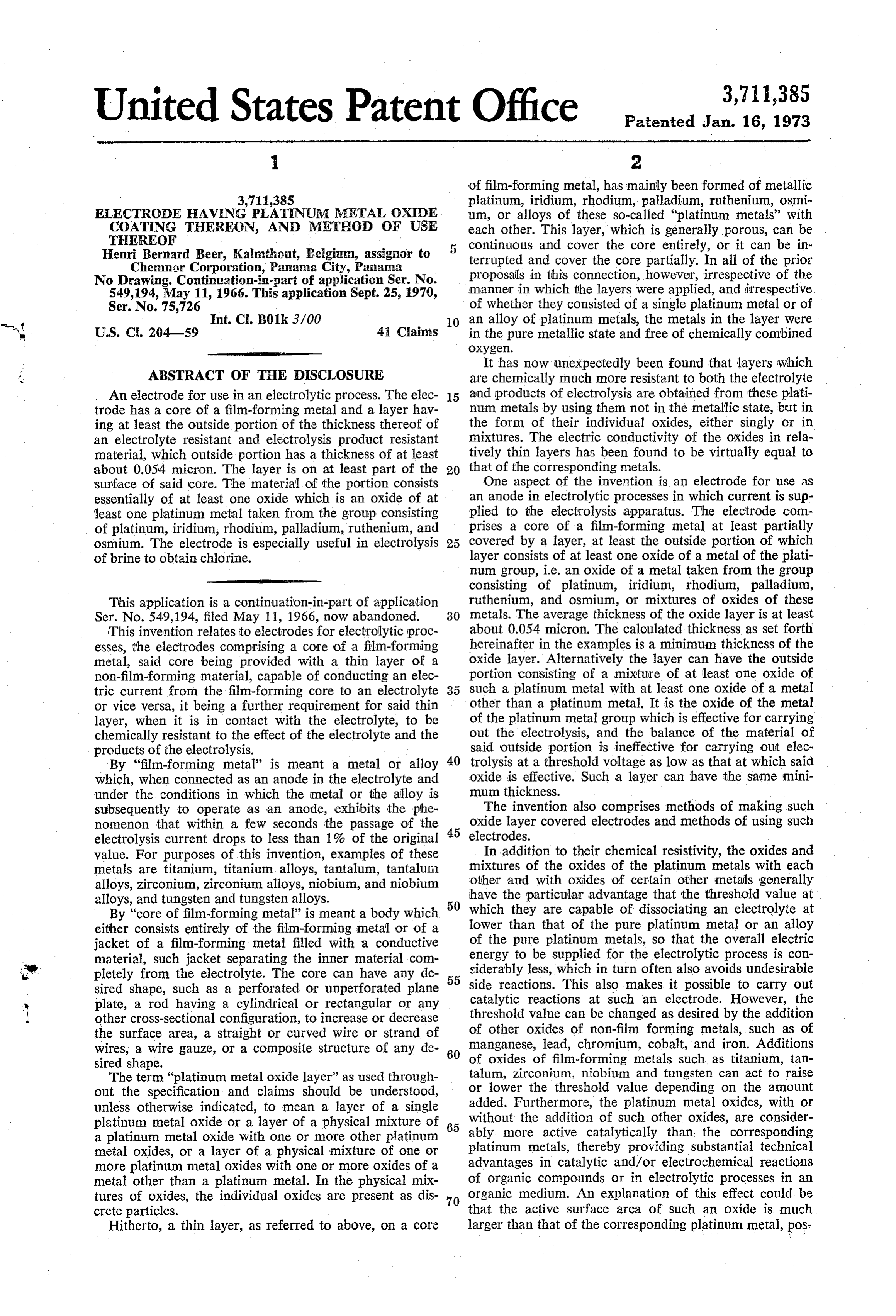 Page 1 of the original patent document