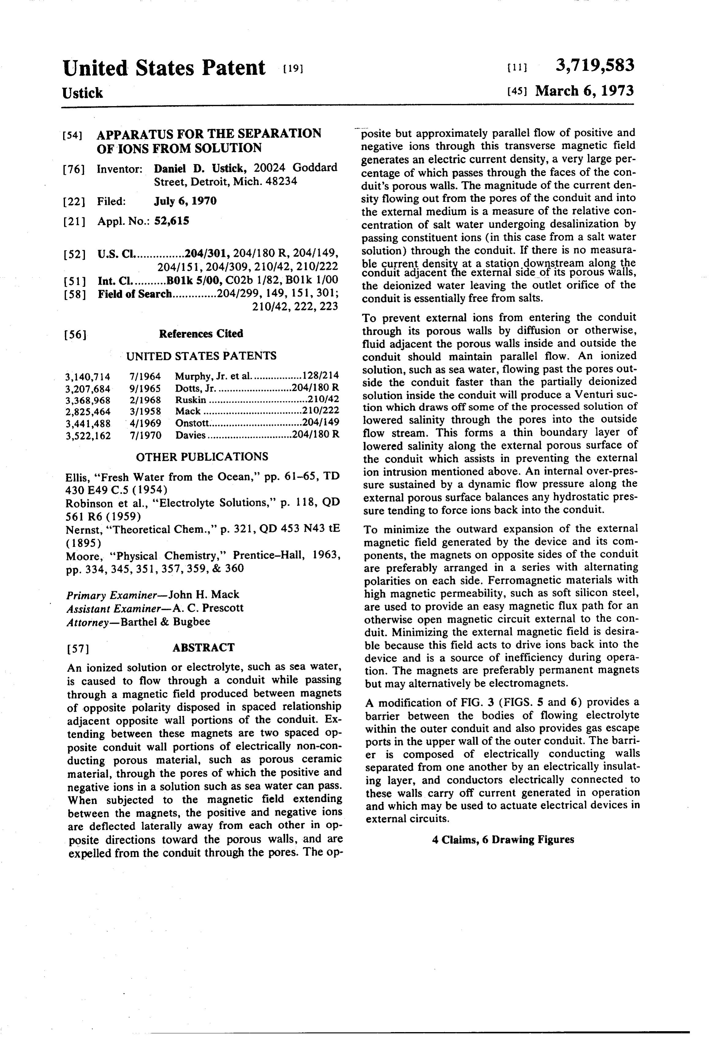 Page 1 of the original patent document