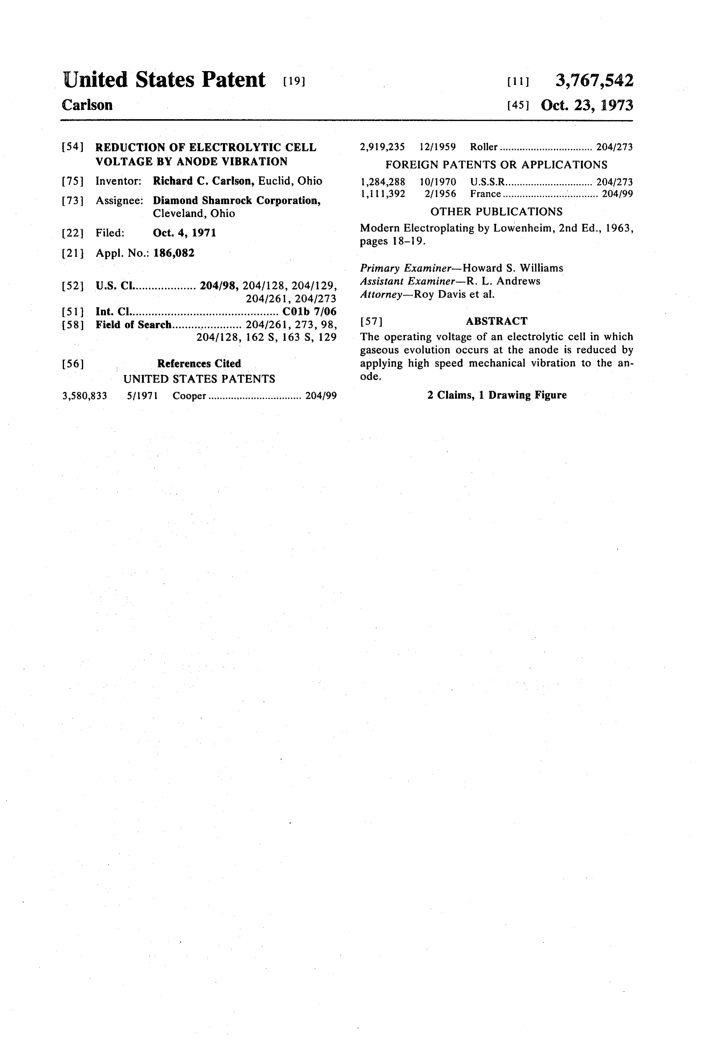 Page 1 of the original patent document
