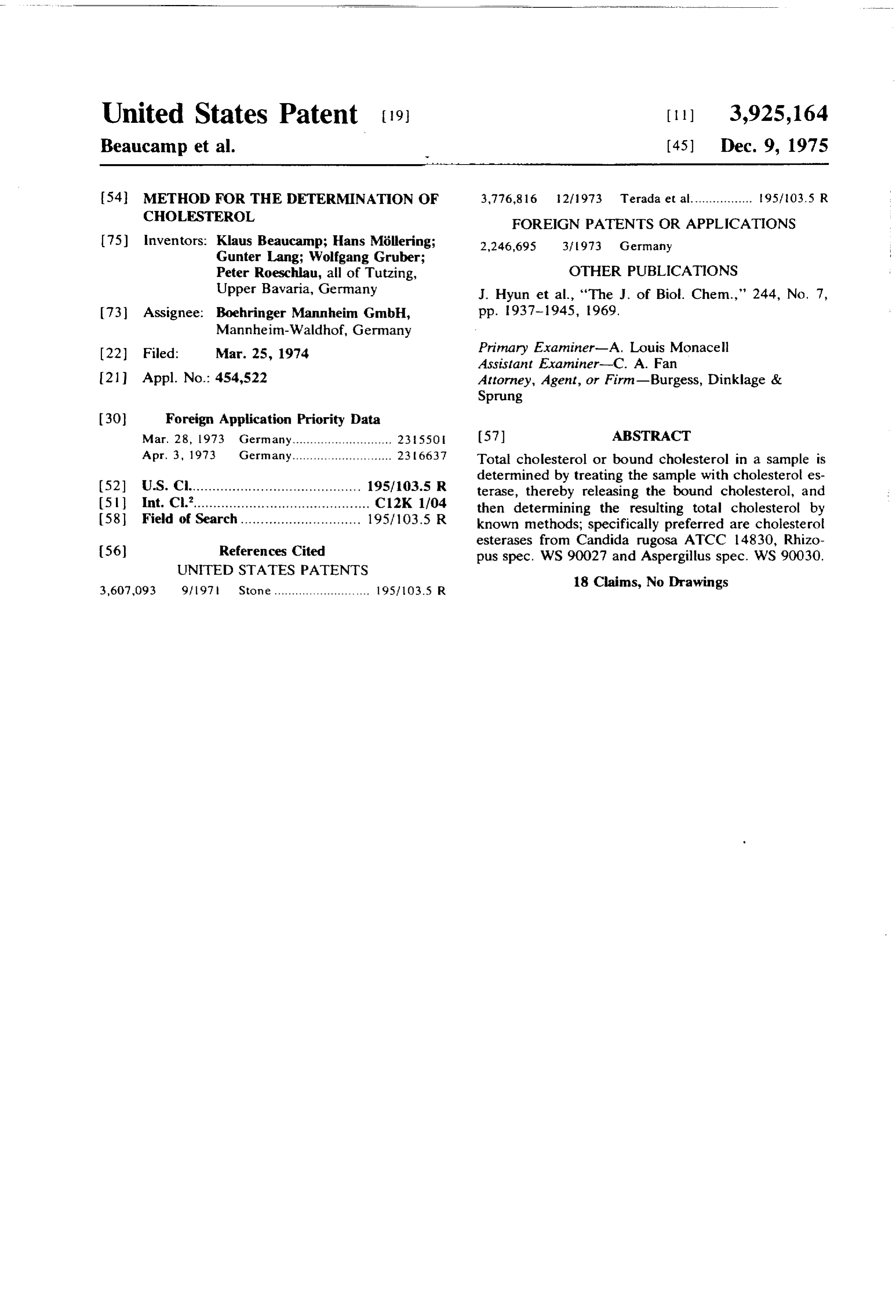 Page 1 of the original patent document