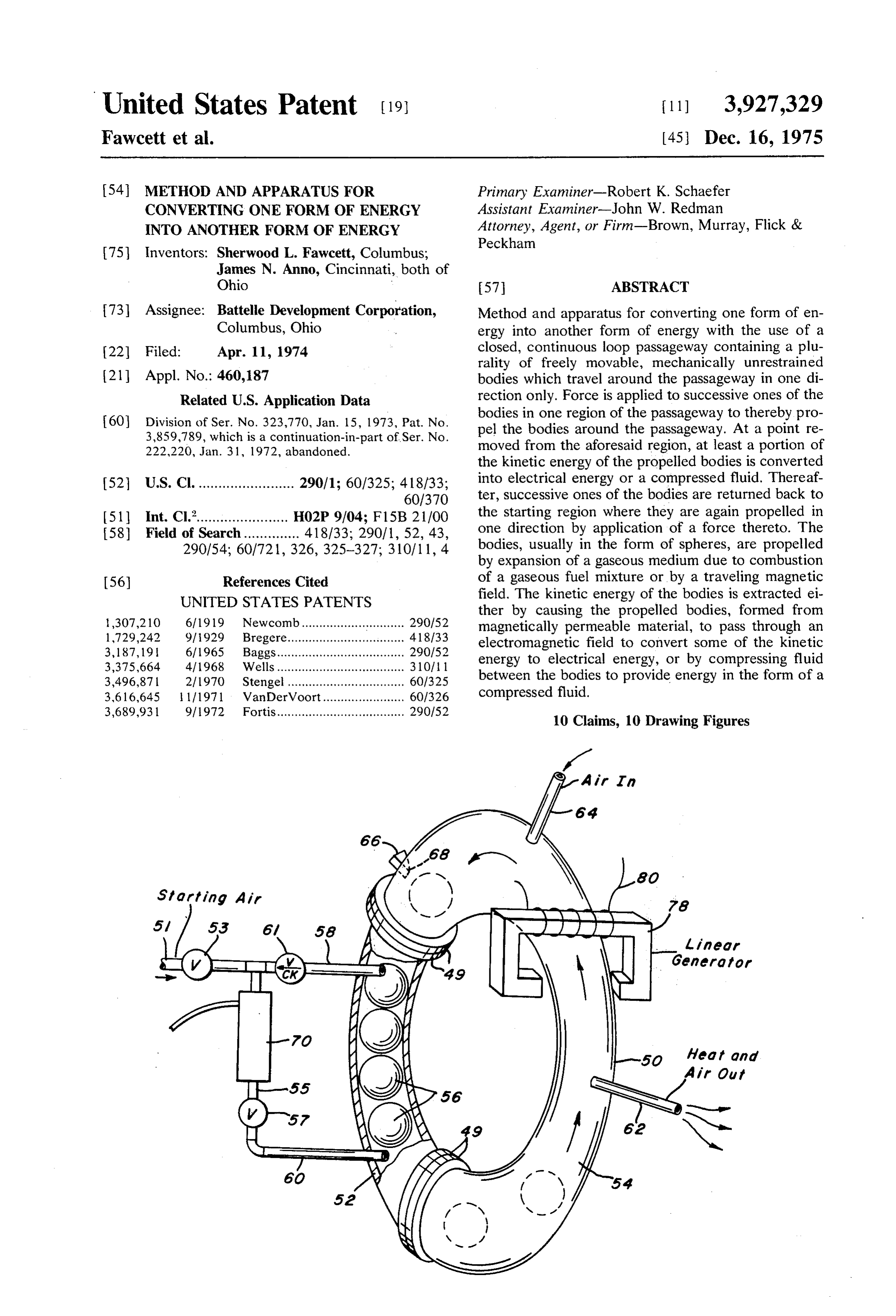 Page 1 of the original patent document
