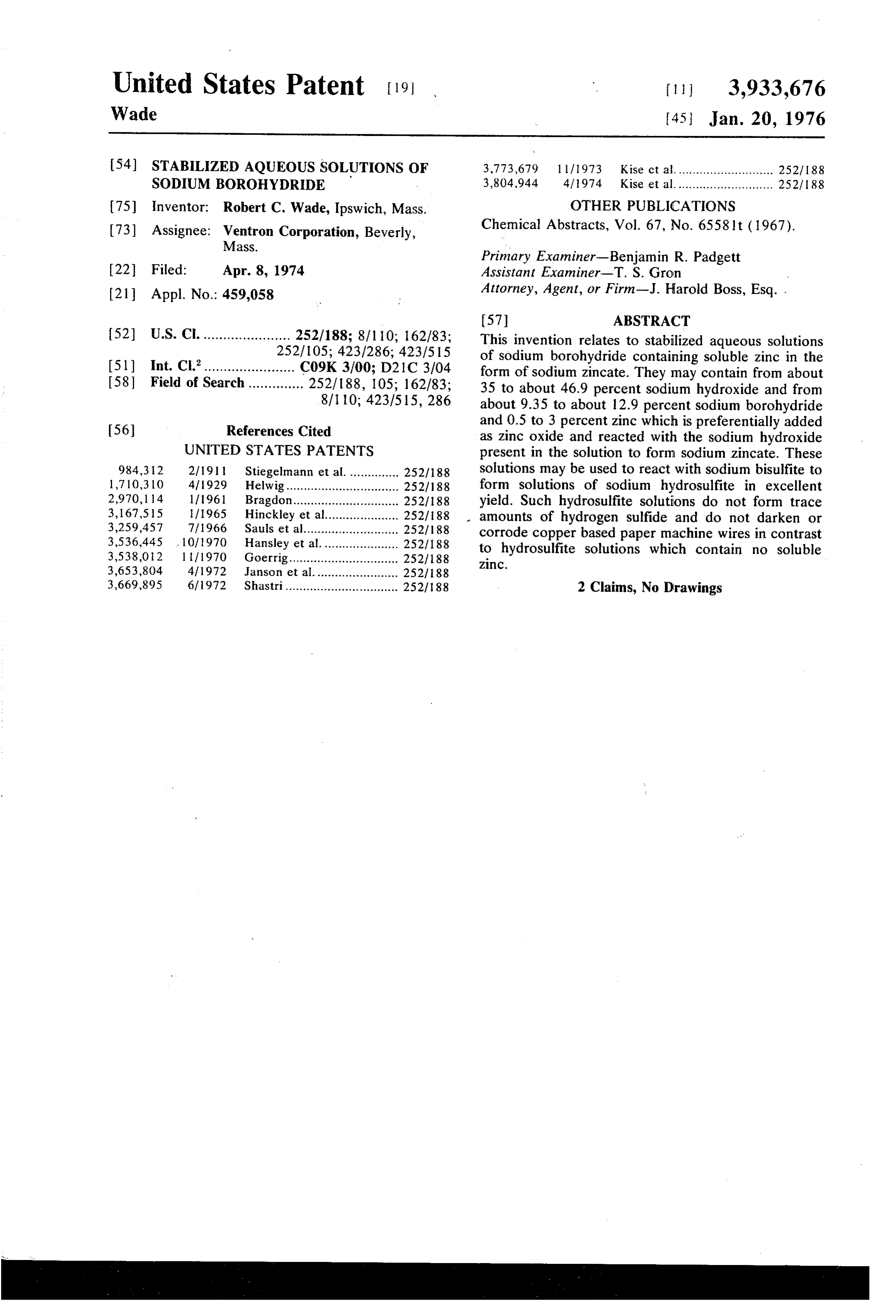 Page 1 of the original patent document