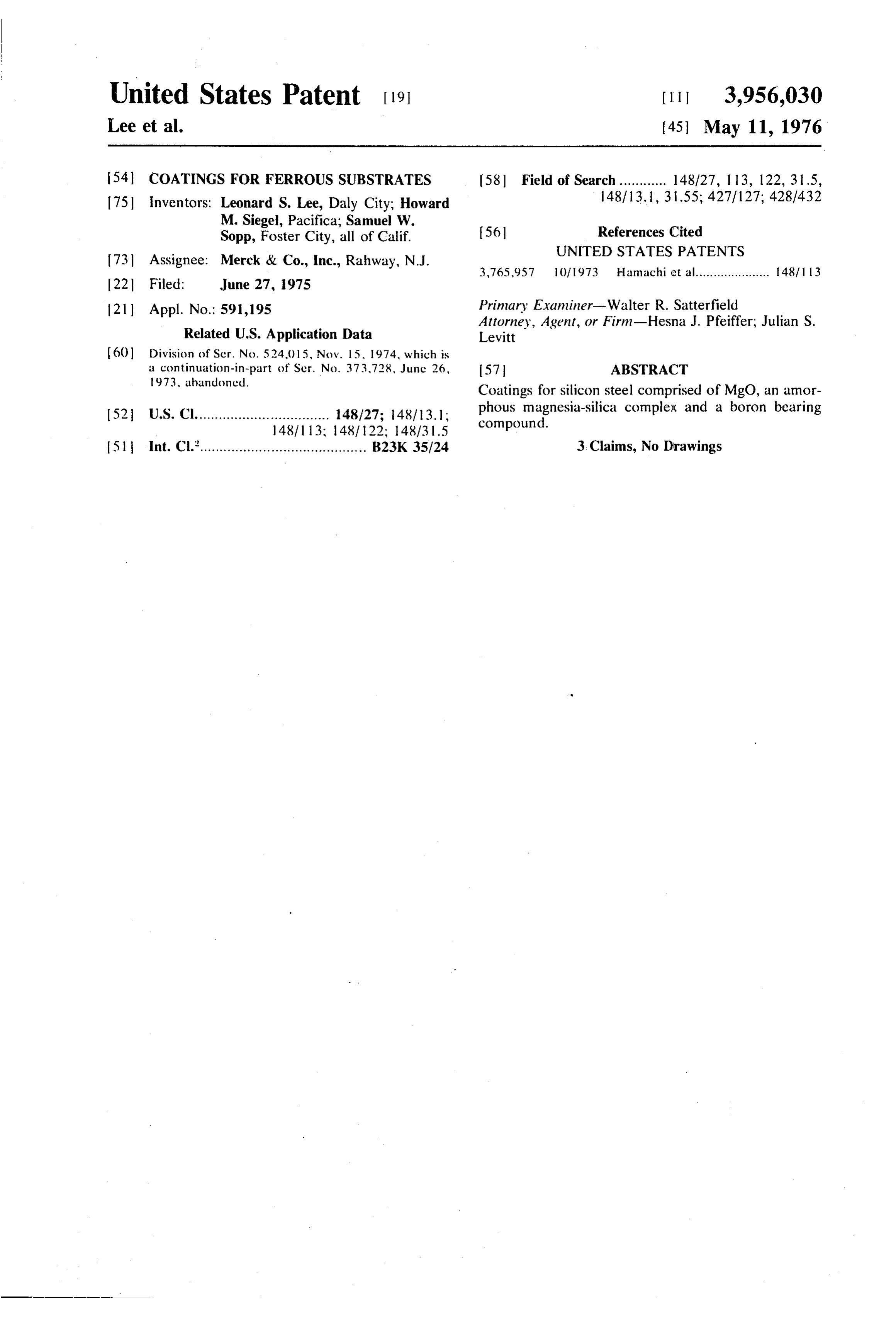 Page 1 of the original patent document
