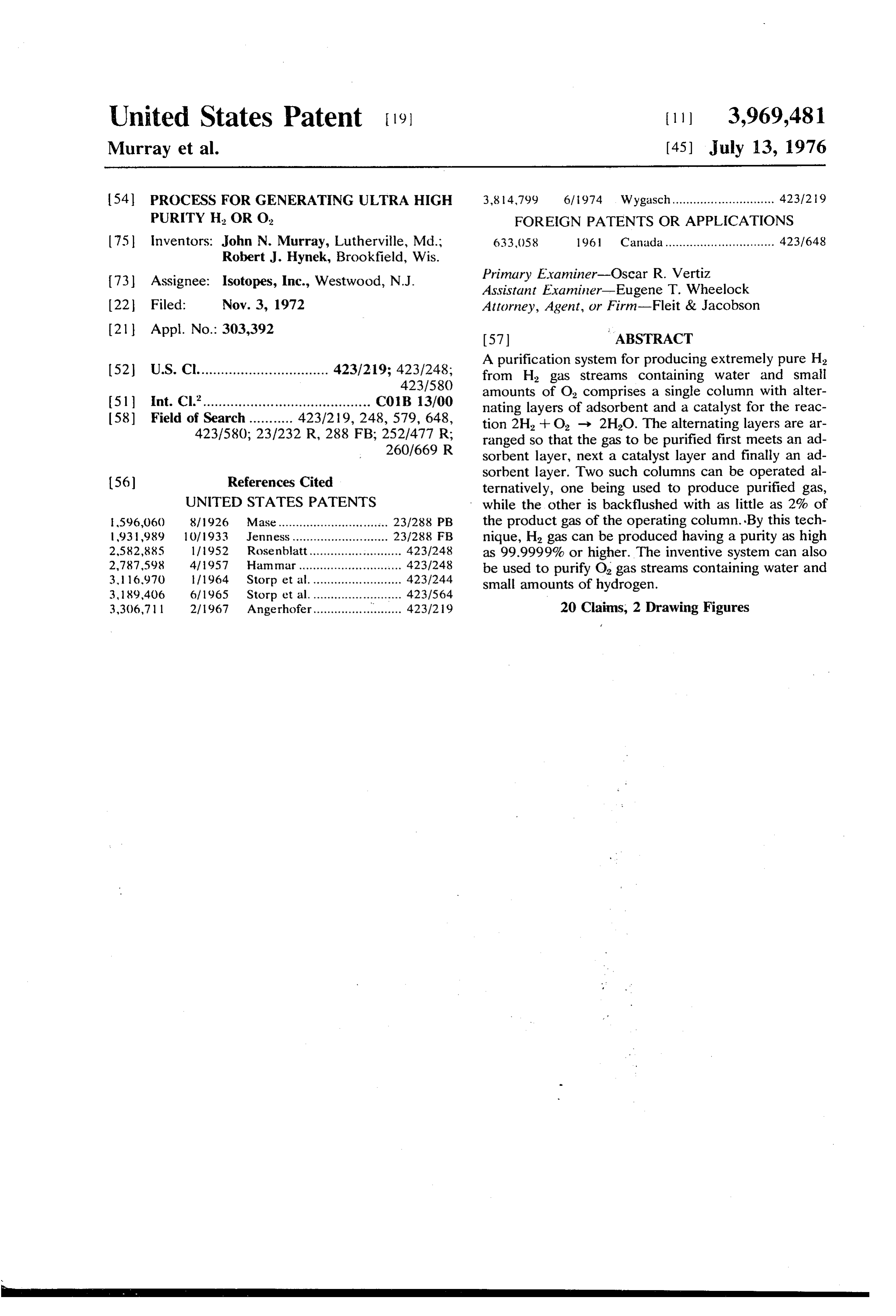 Page 1 of the original patent document