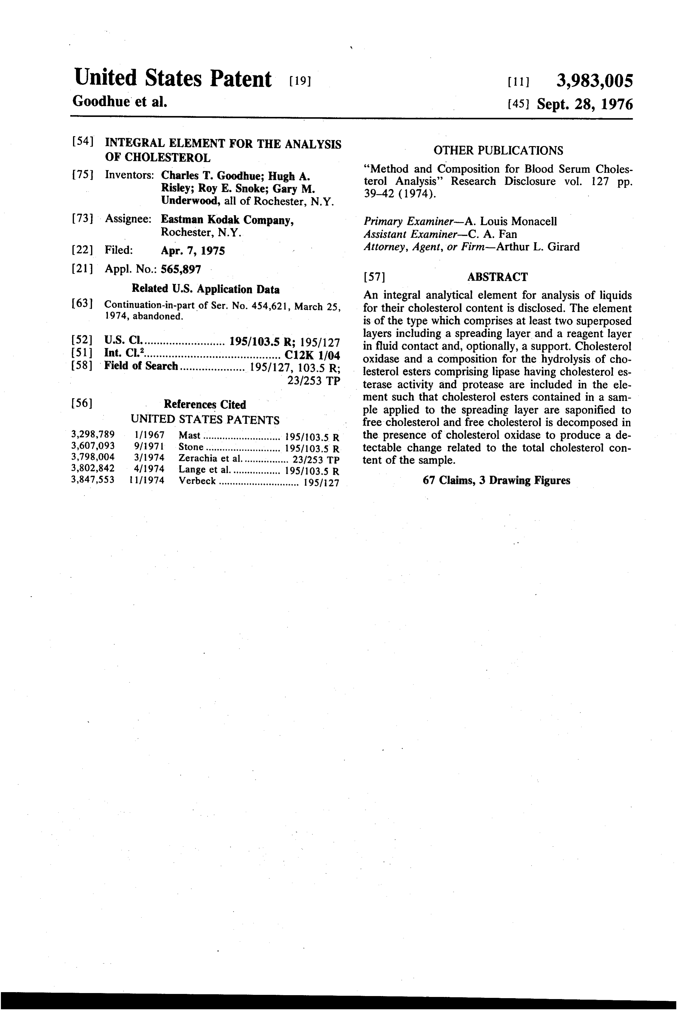 Page 1 of the original patent document