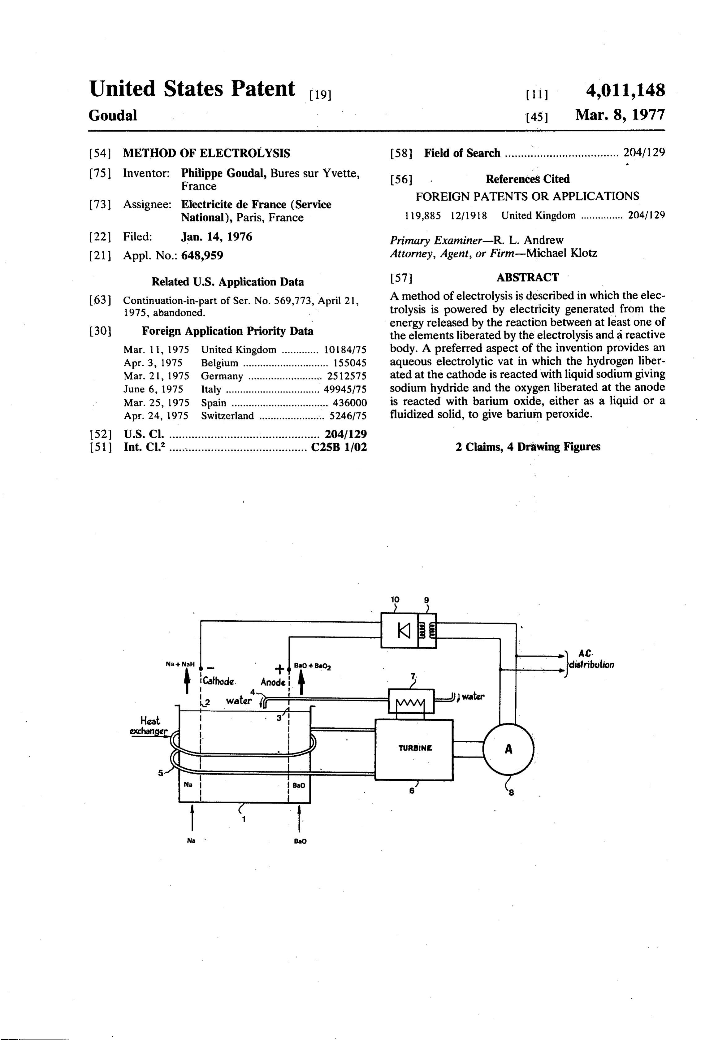 Page 1 of the original patent document
