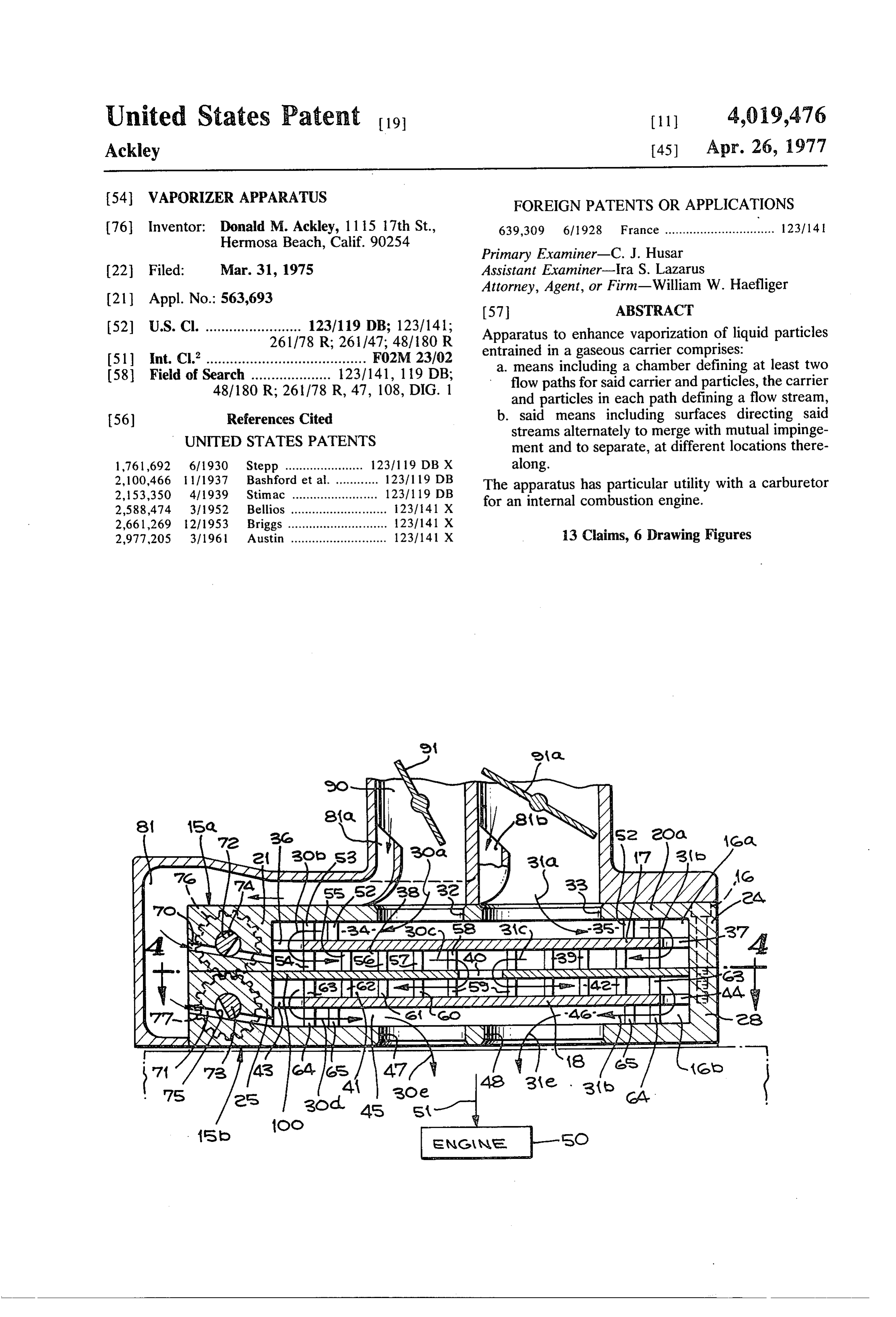 Page 1 of the original patent document