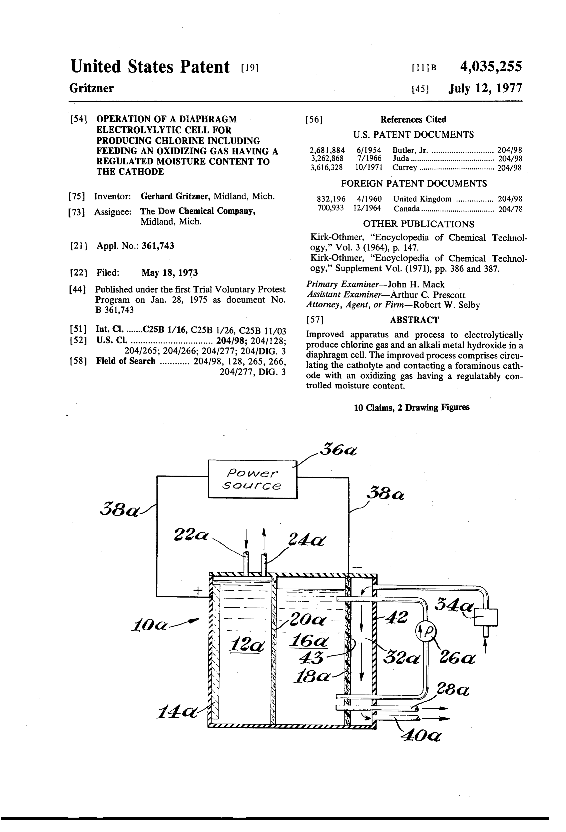 Page 1 of the original patent document
