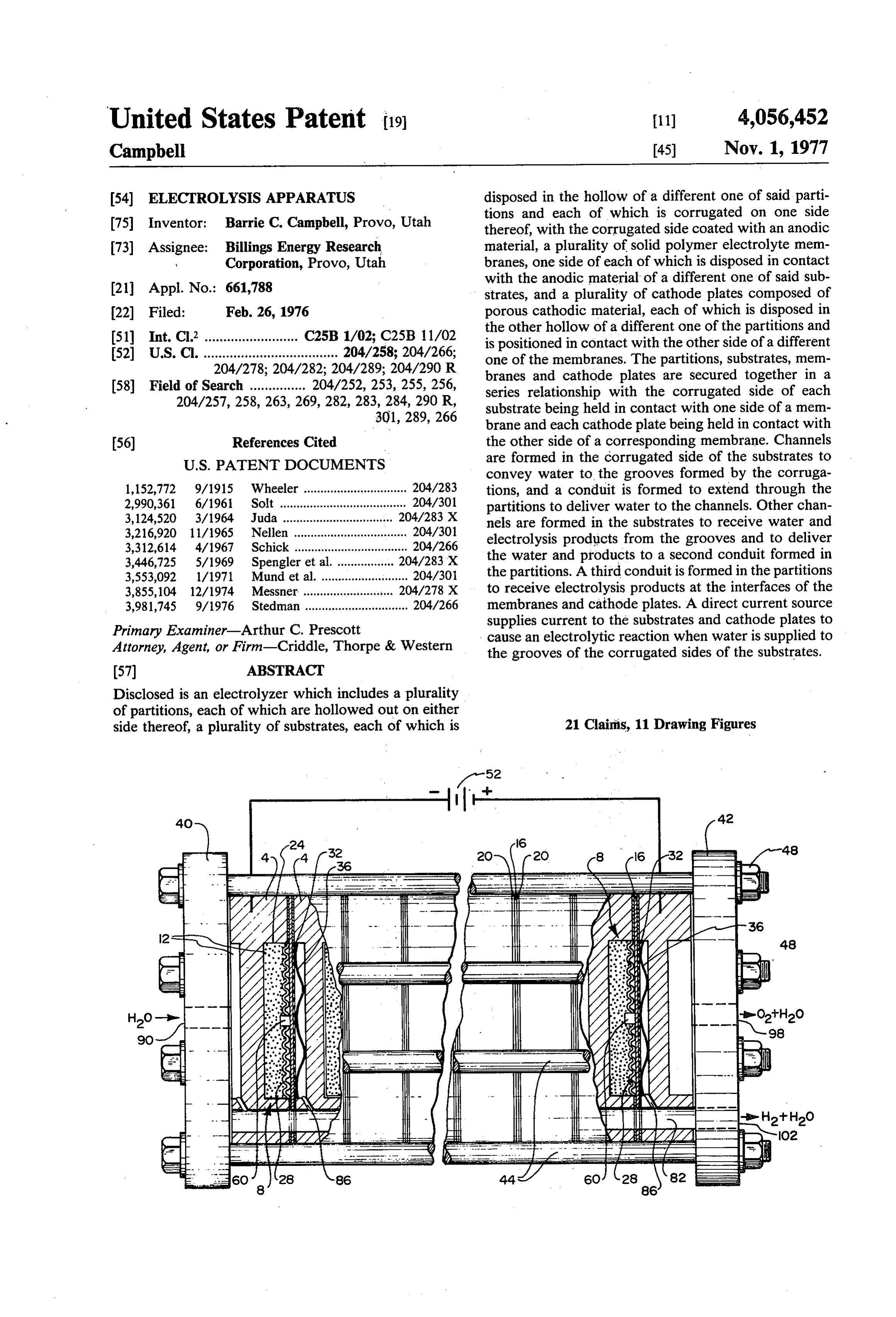 Page 1 of the original patent document