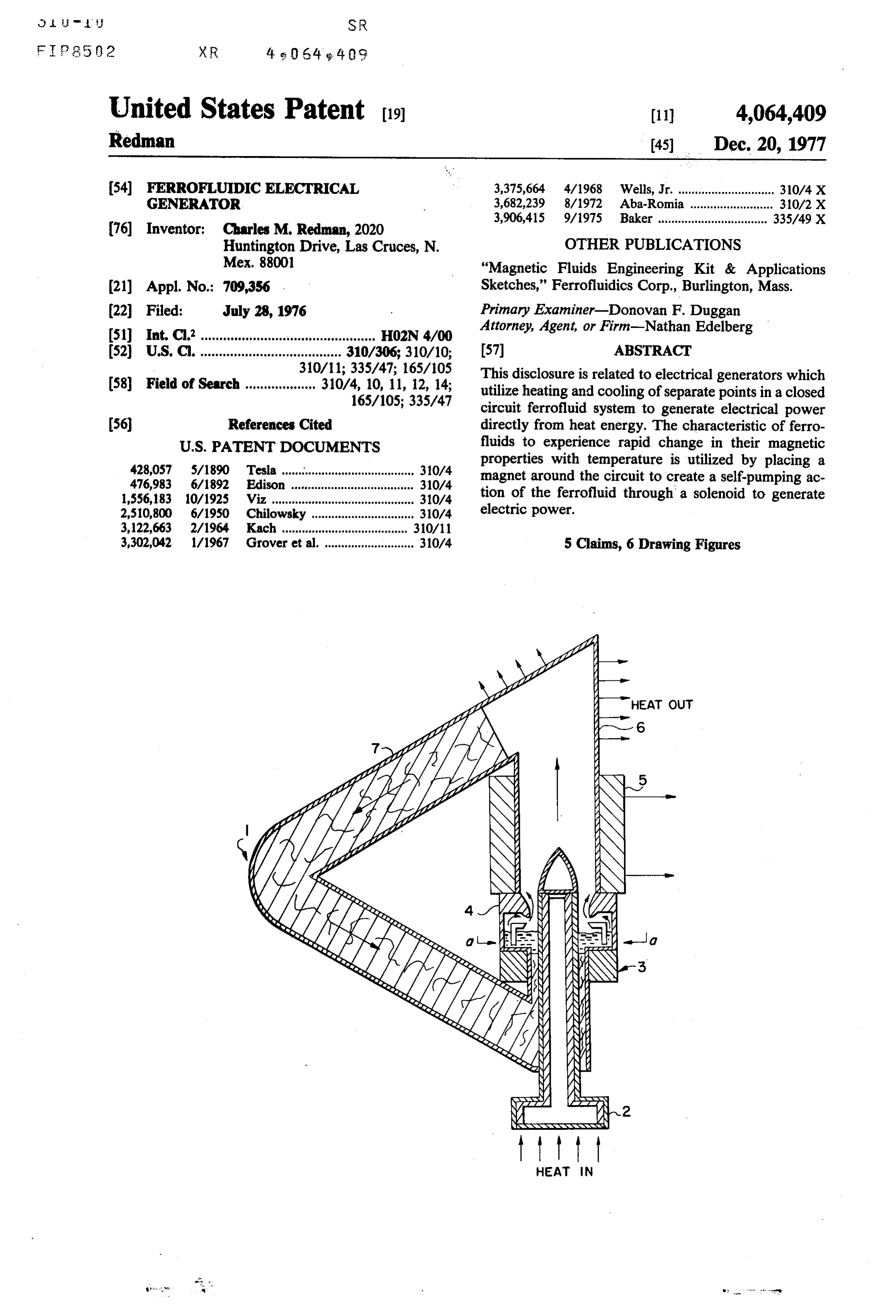 Page 1 of the original patent document