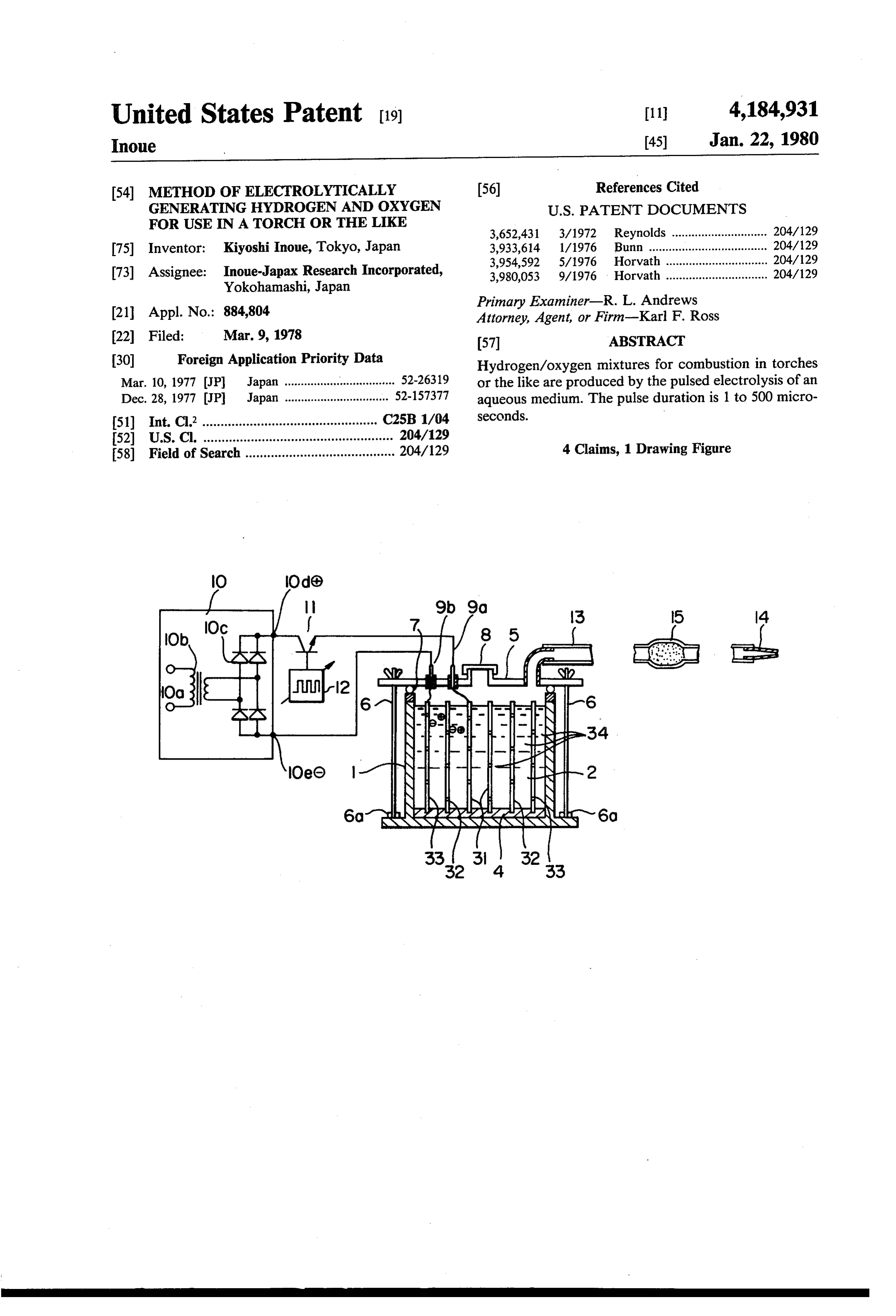 Page 1 of the original patent document