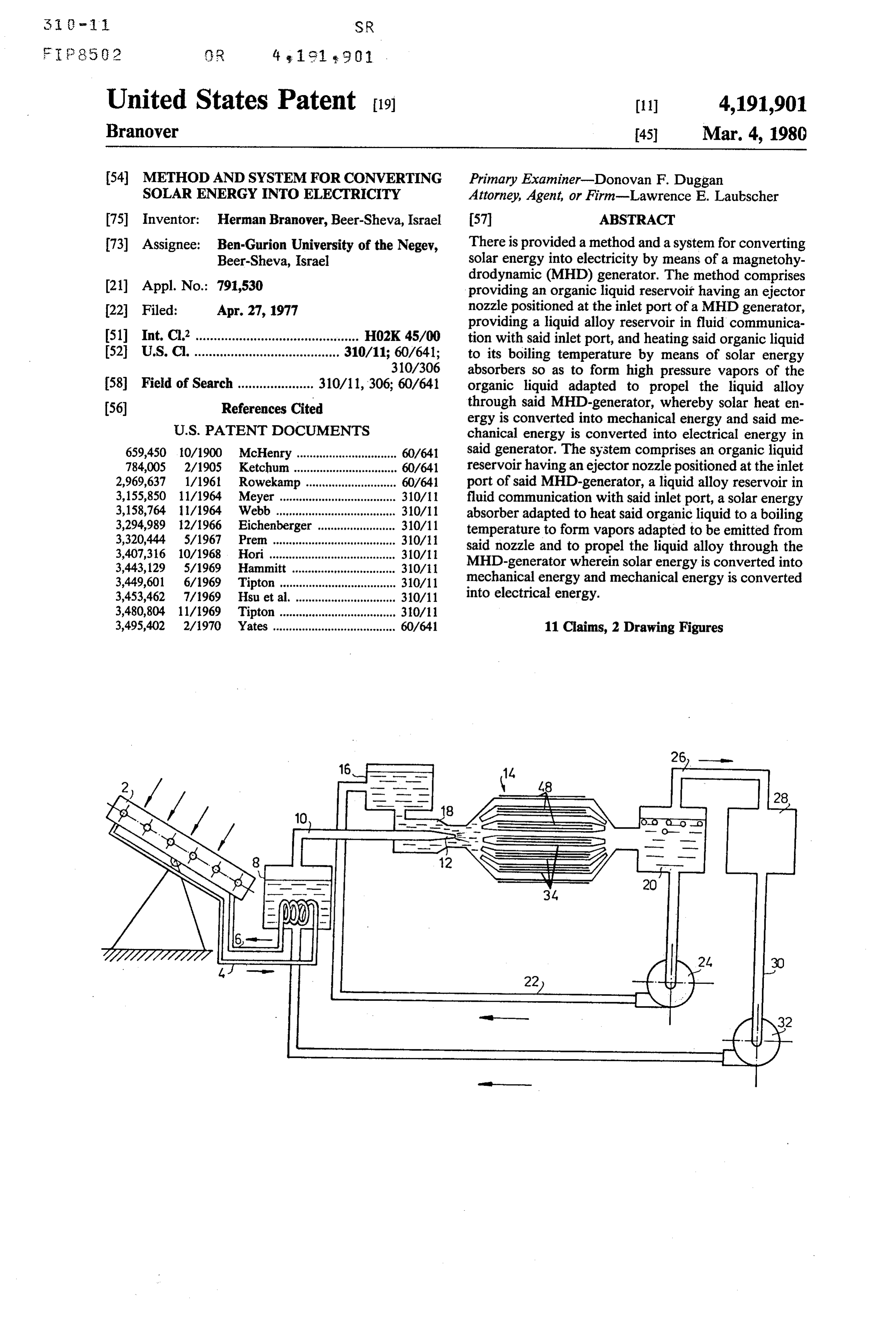 Page 1 of the original patent document