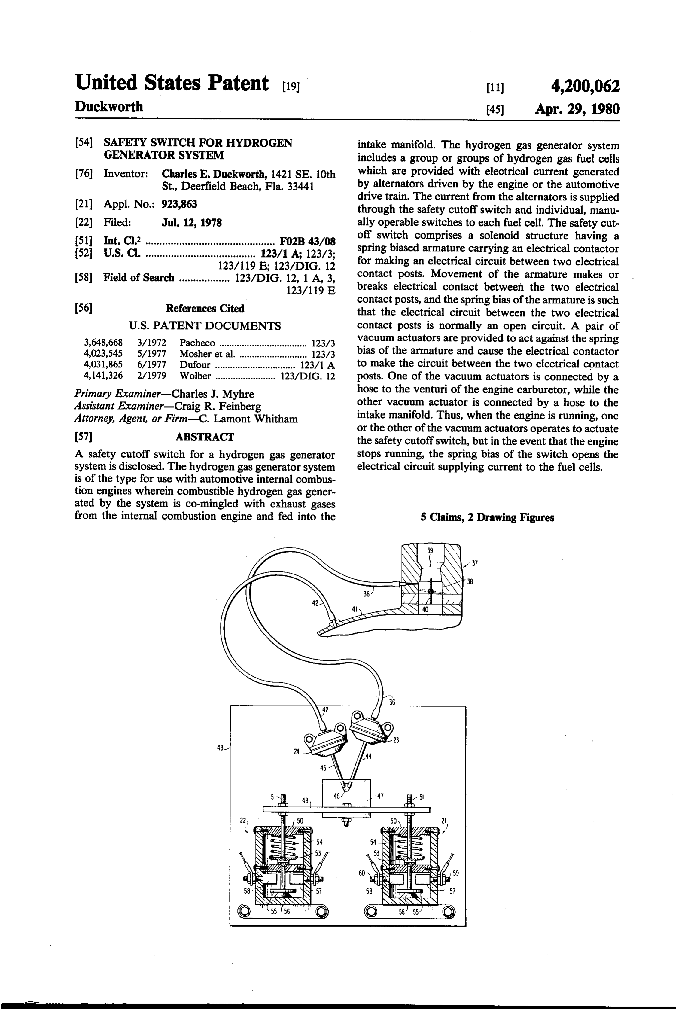 Page 1 of the original patent document