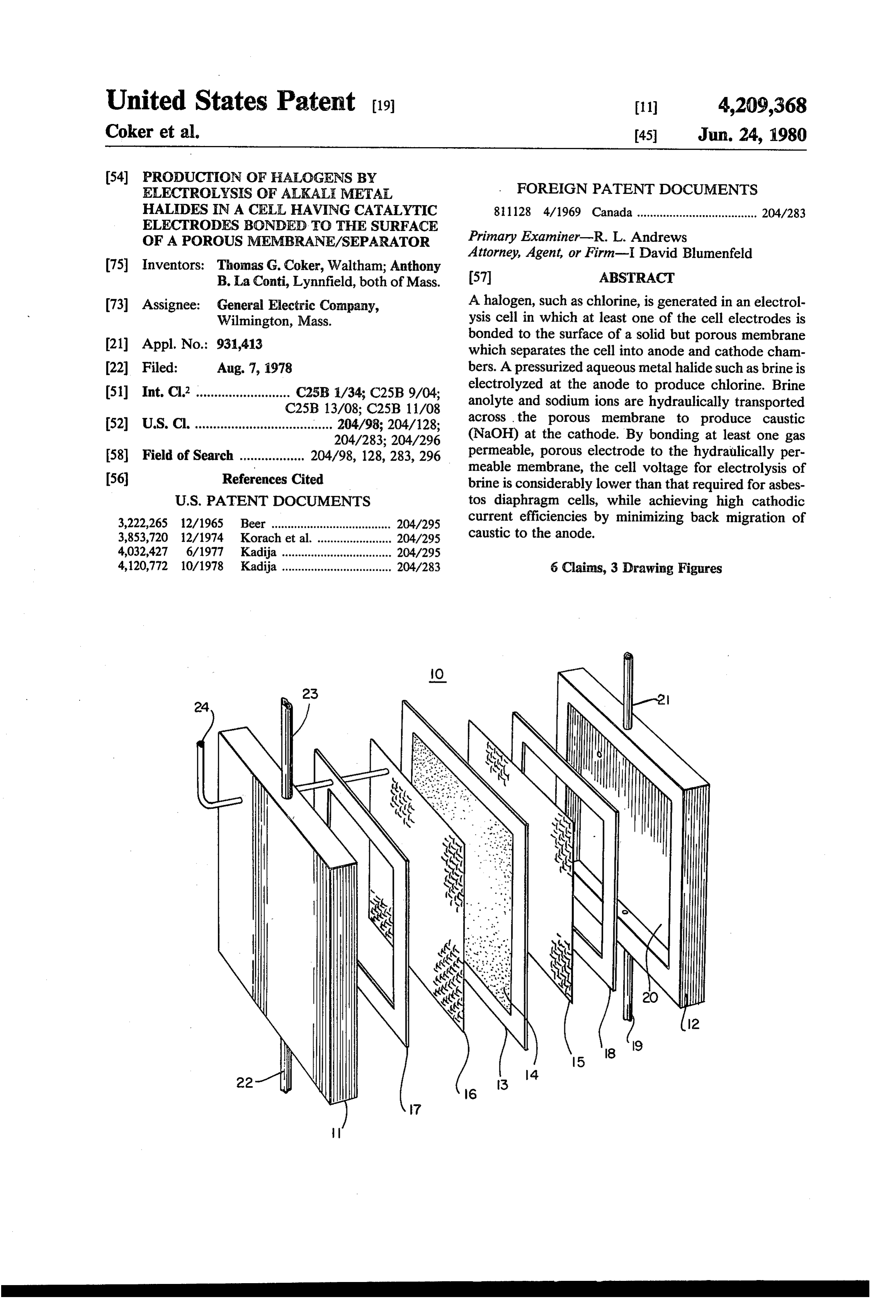 Page 1 of the original patent document