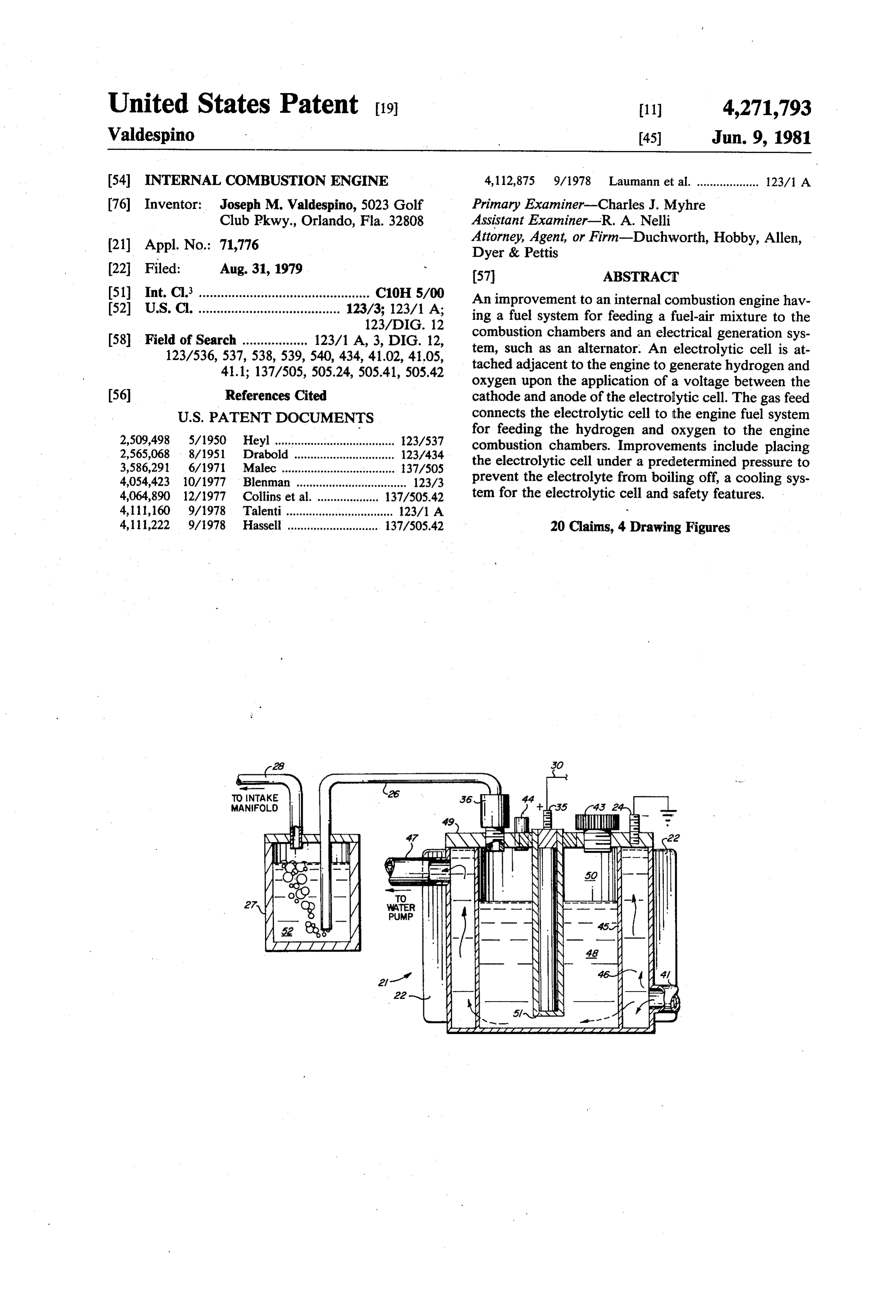 Page 1 of the original patent document
