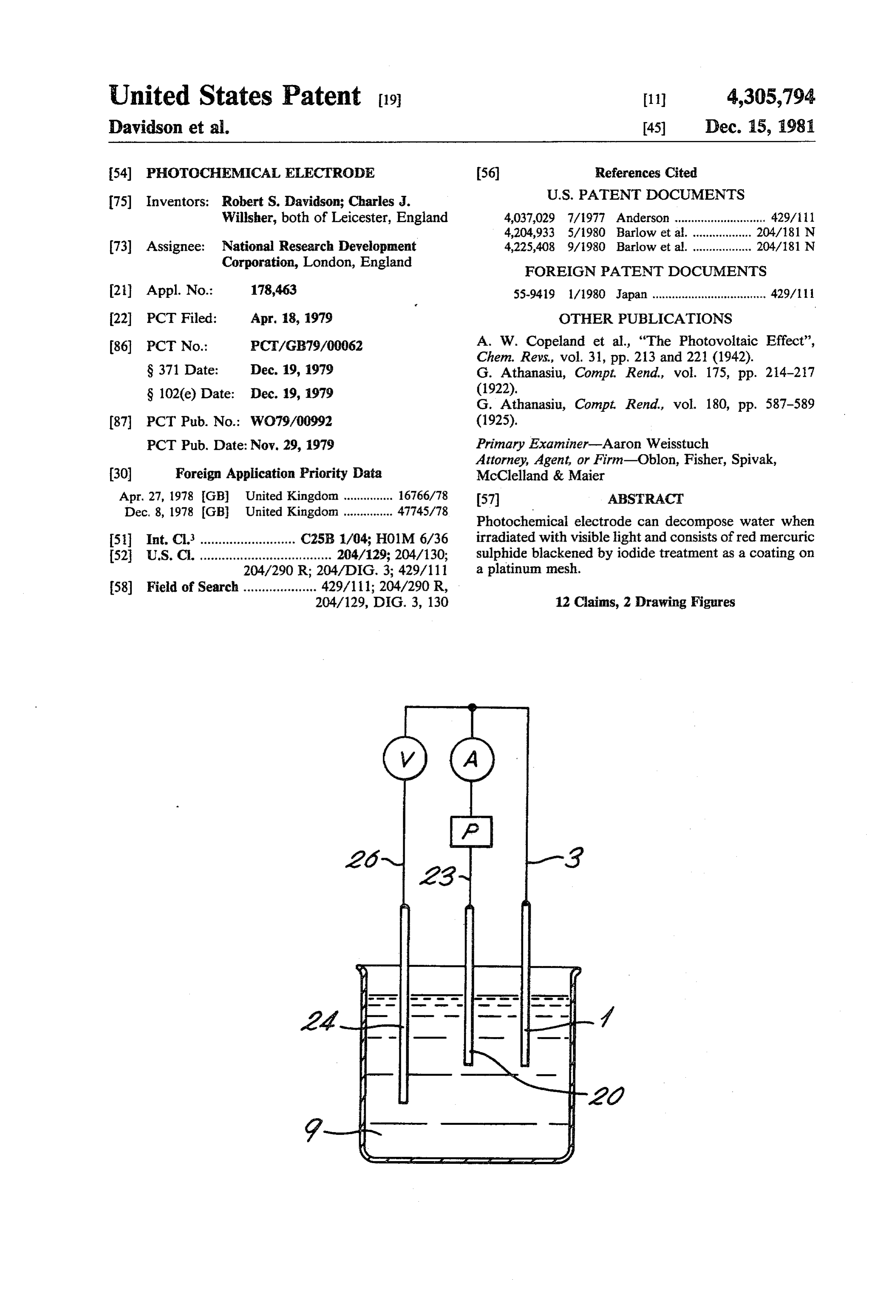 Page 1 of the original patent document