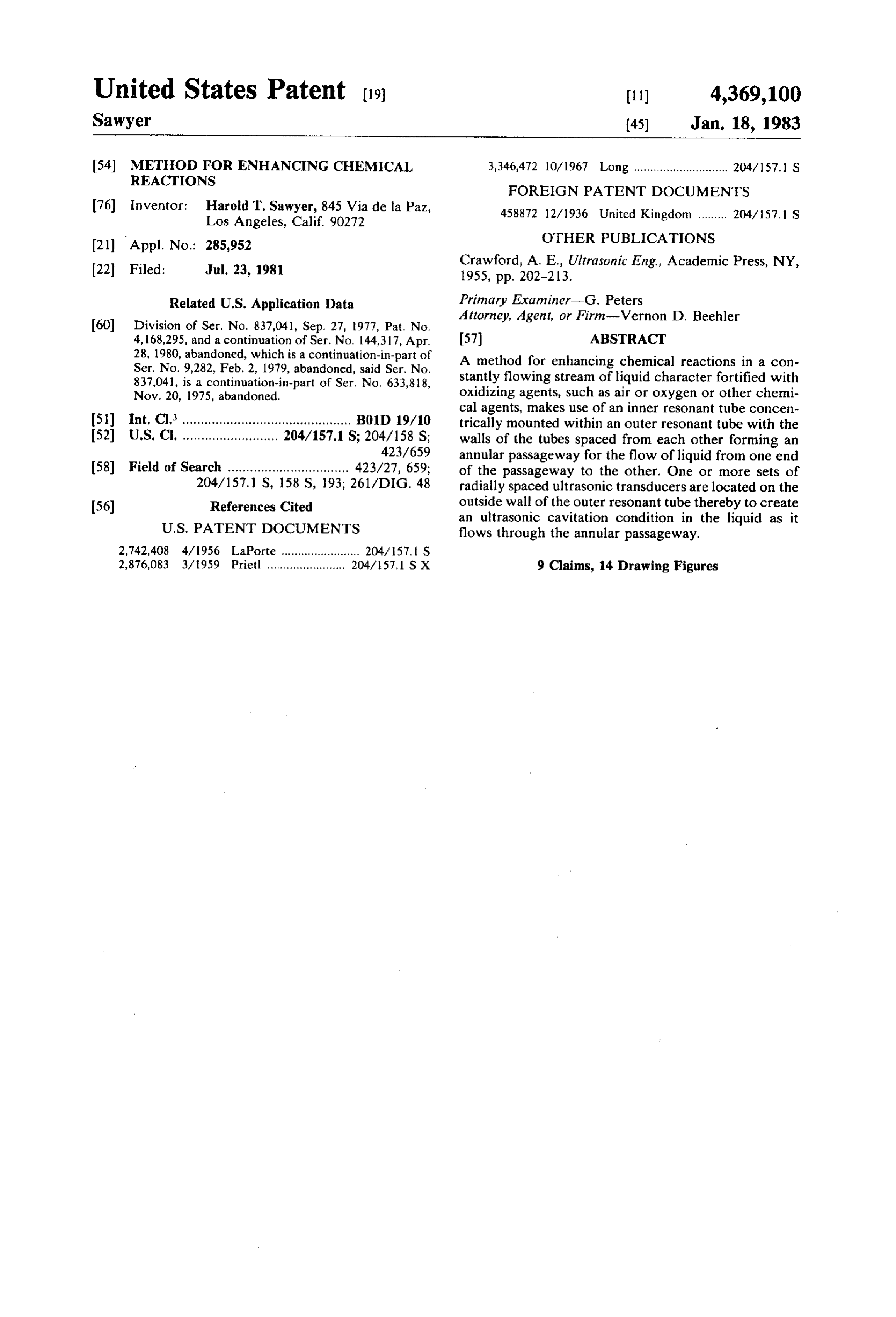 Page 1 of the original patent document