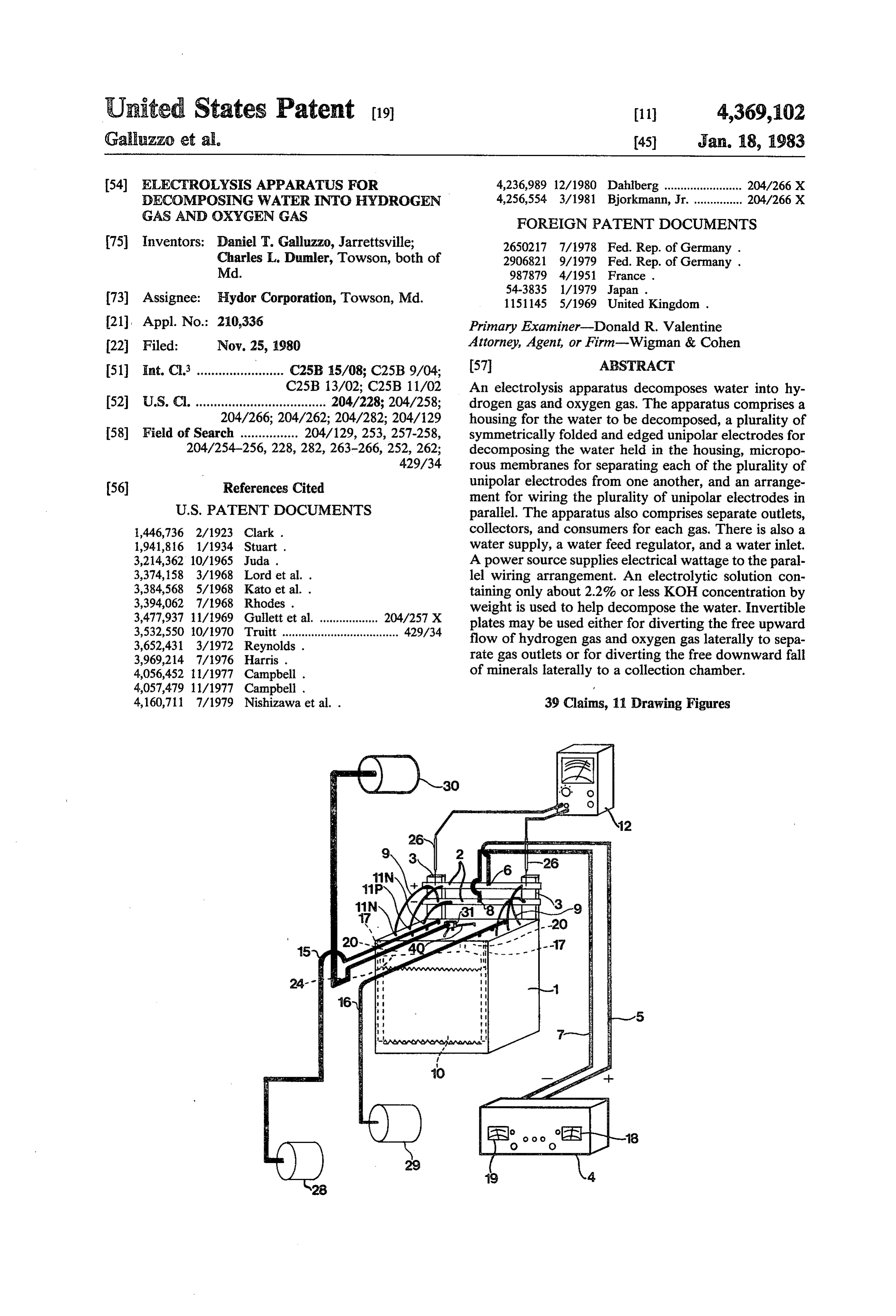 Page 1 of the original patent document