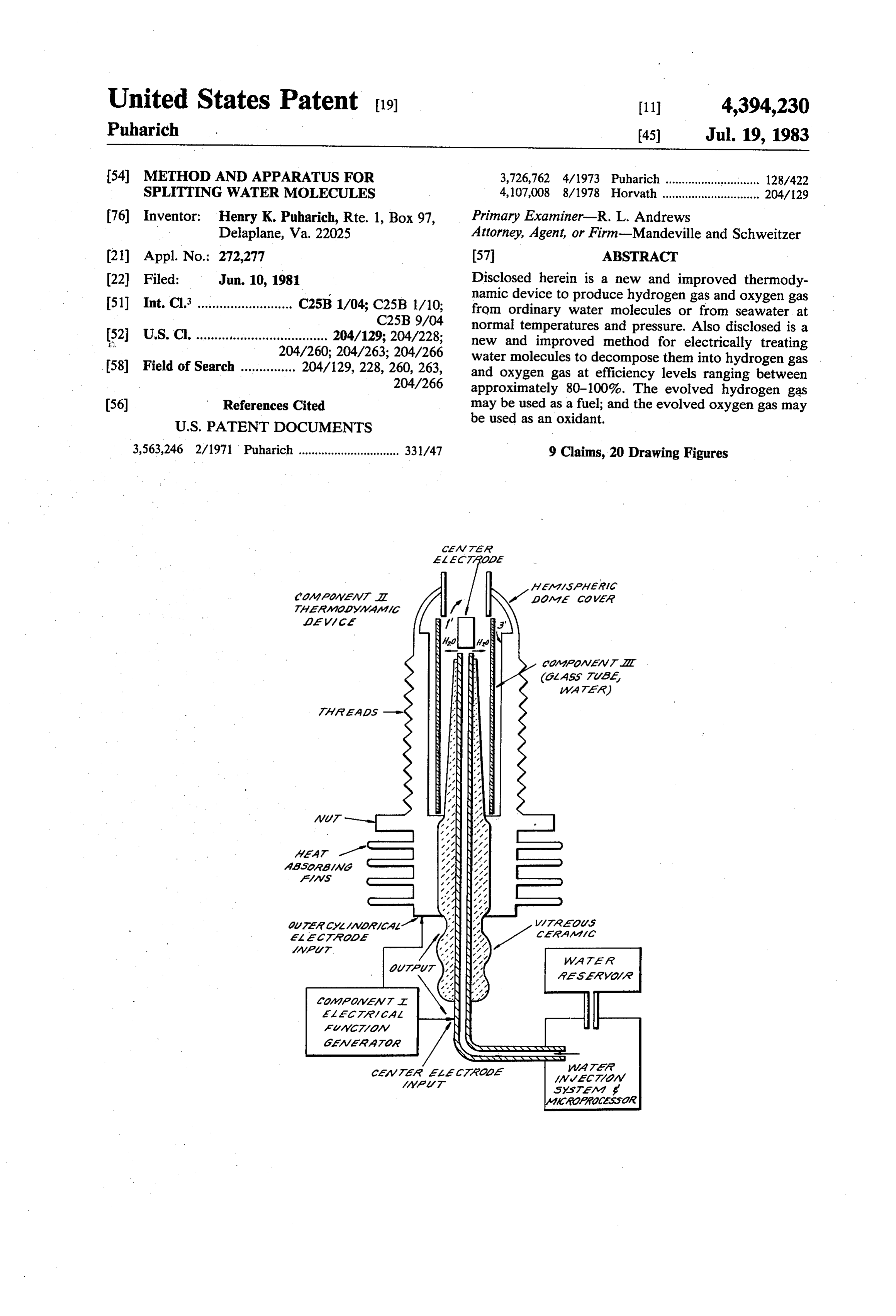 Page 1 of the original patent document
