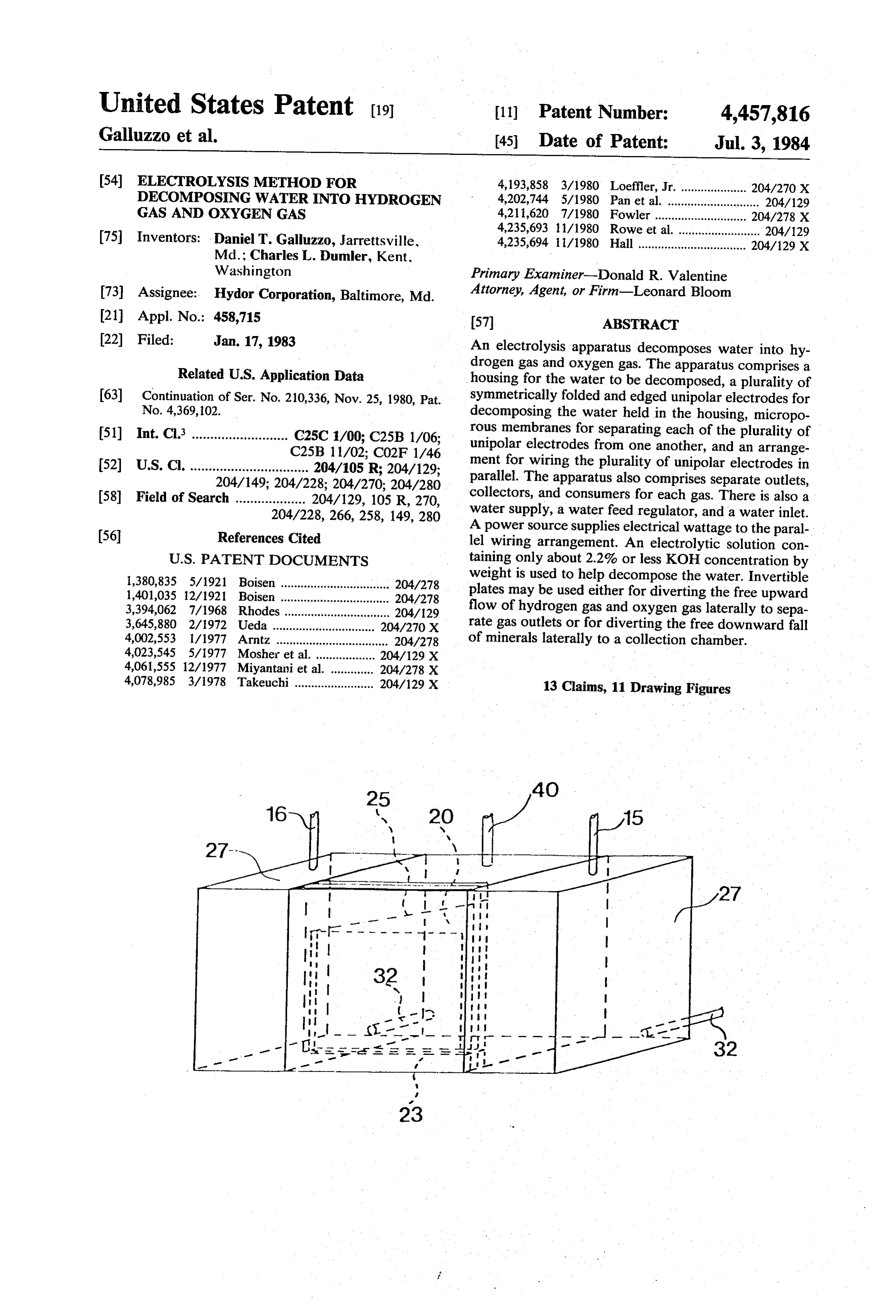 Page 1 of the original patent document